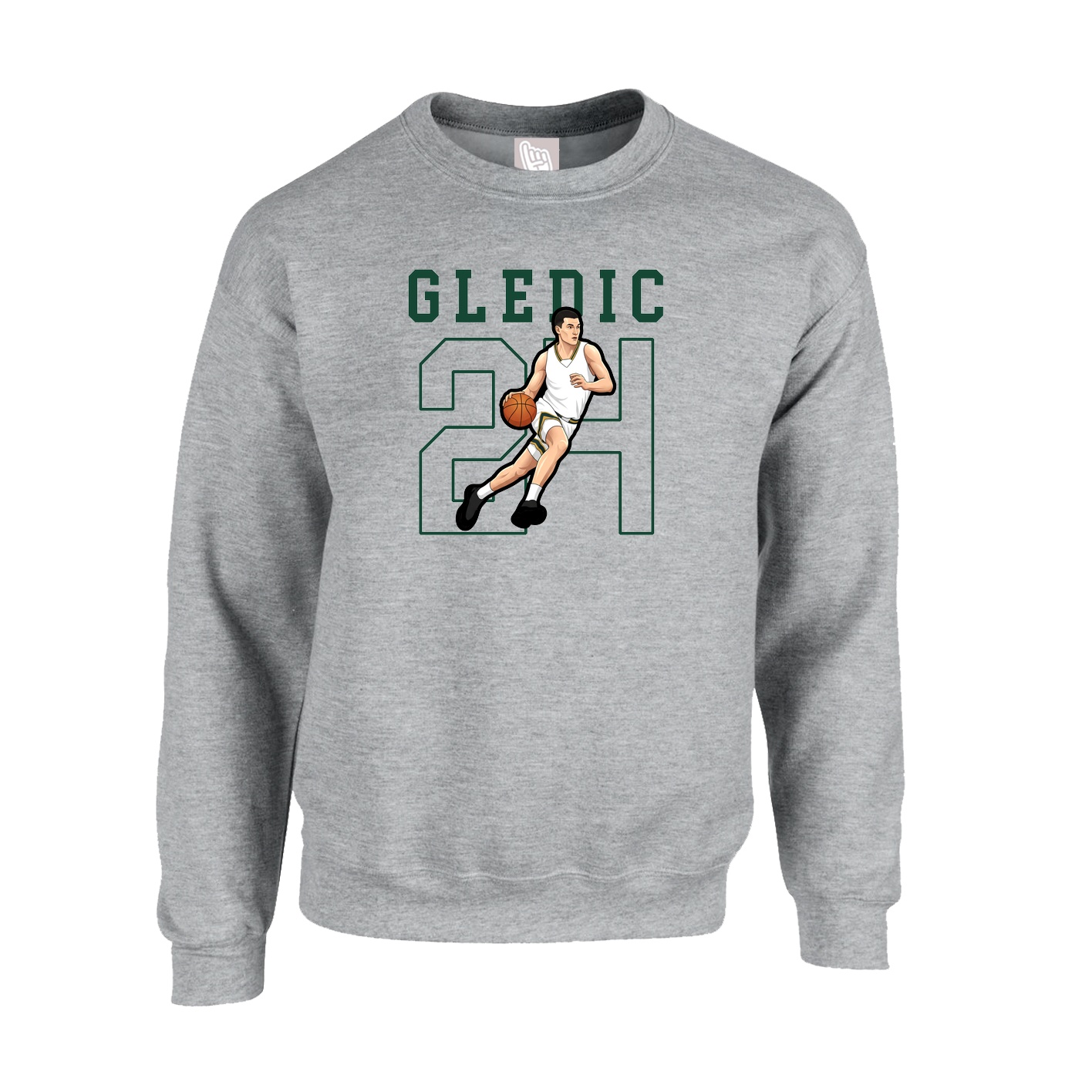 Fleece Crew — Shirsey in Grey