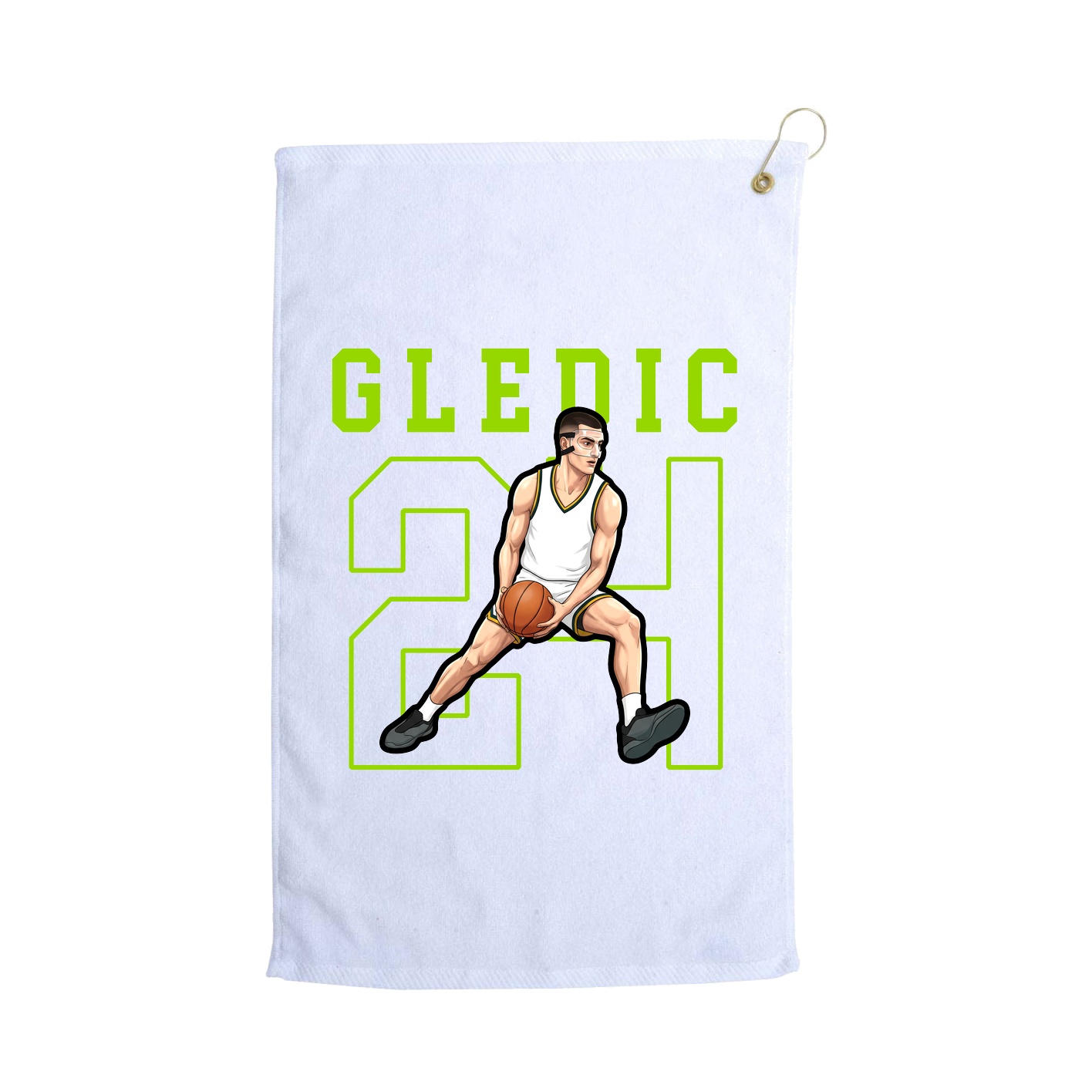 Golf Towel — Shirsey in White