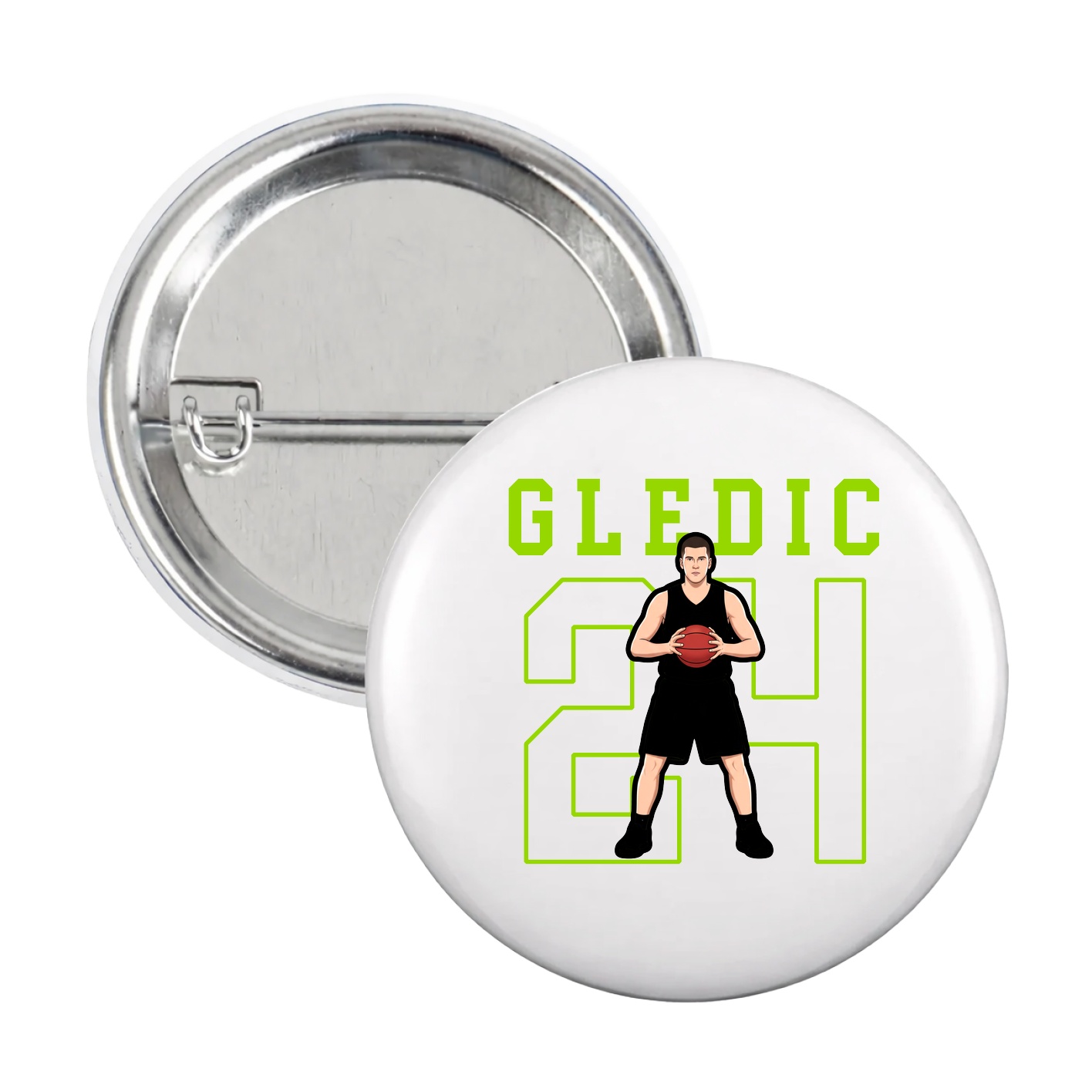 Game Day Button — Shirsey in White