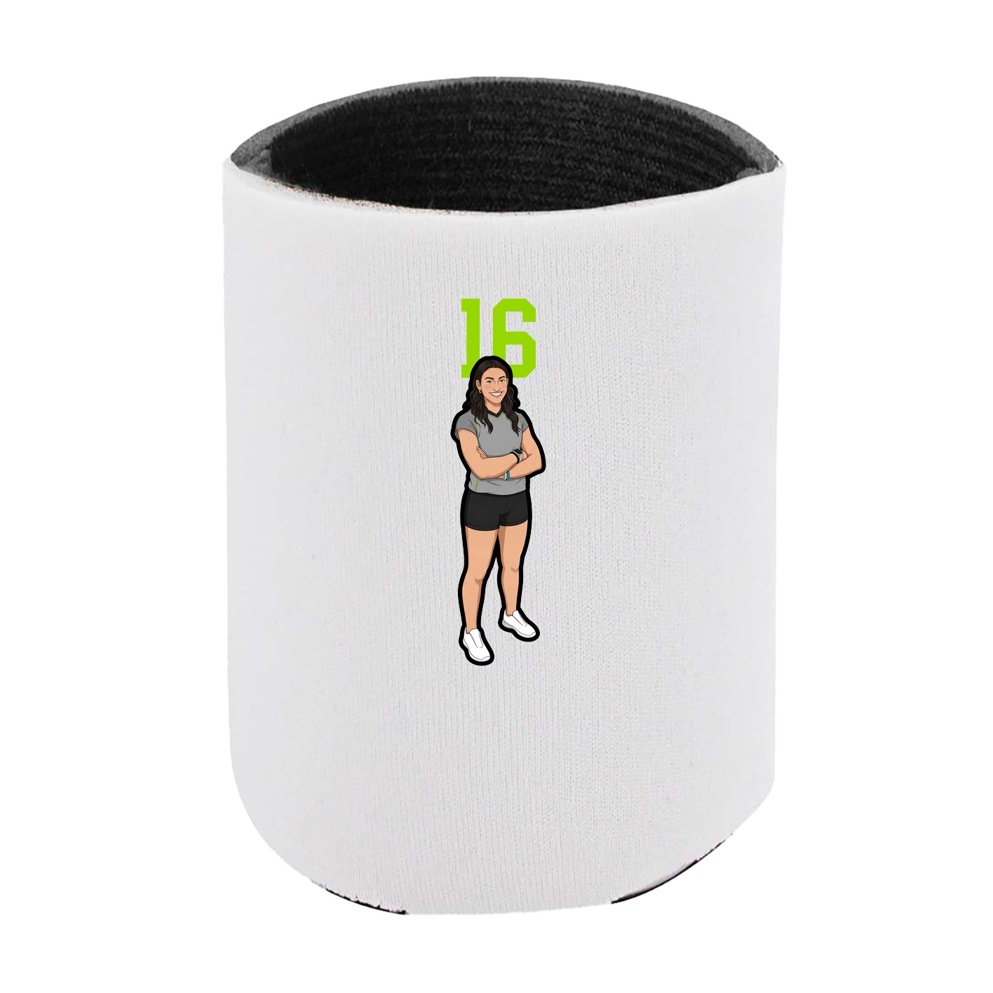 Can Holder — Number Top in White