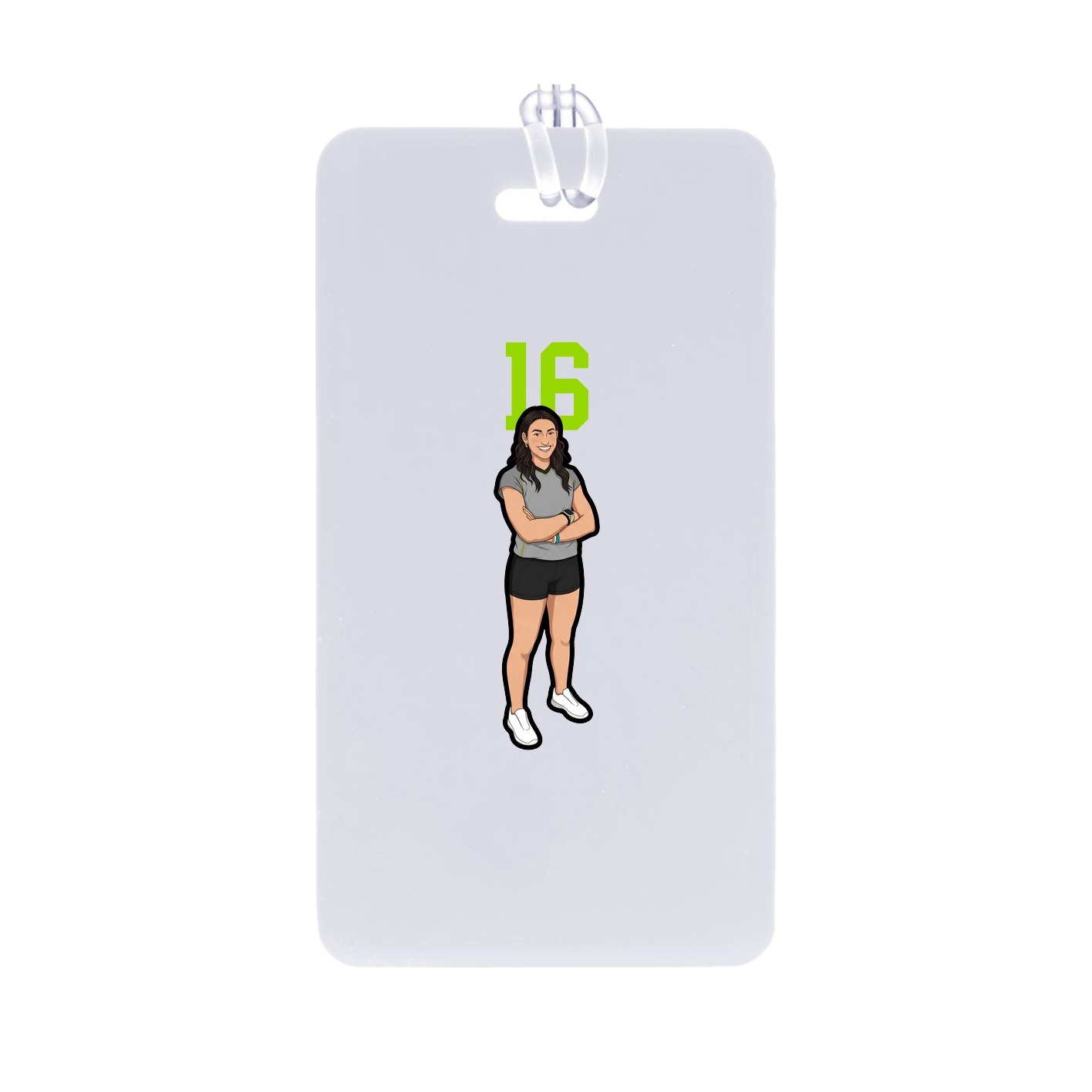 Bag Tag — Number Top in Classic
