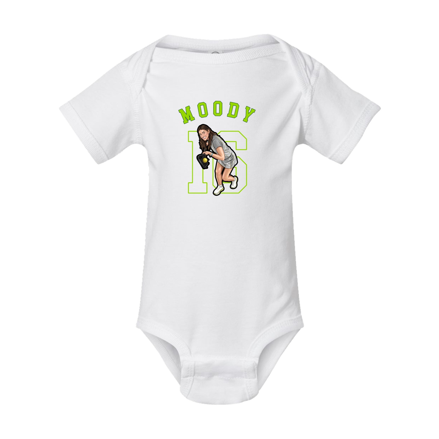 Baby Onesie — Shirsey Arch in White