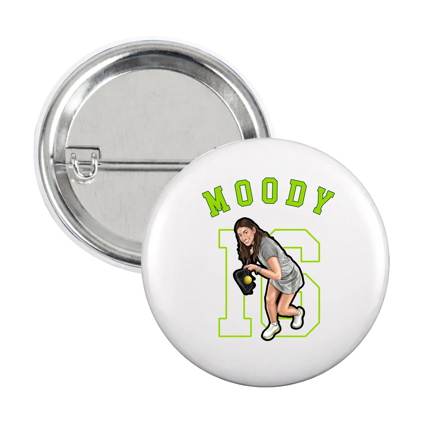 Game Day Button — Shirsey Arch in White