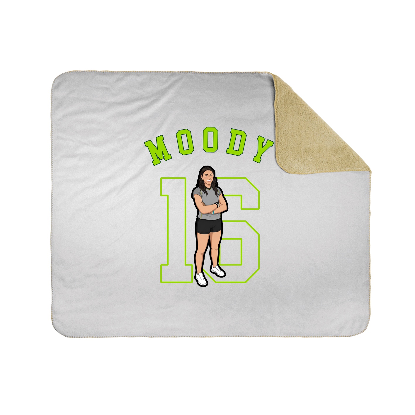 Throw Blanket — Shirsey Arch in White
