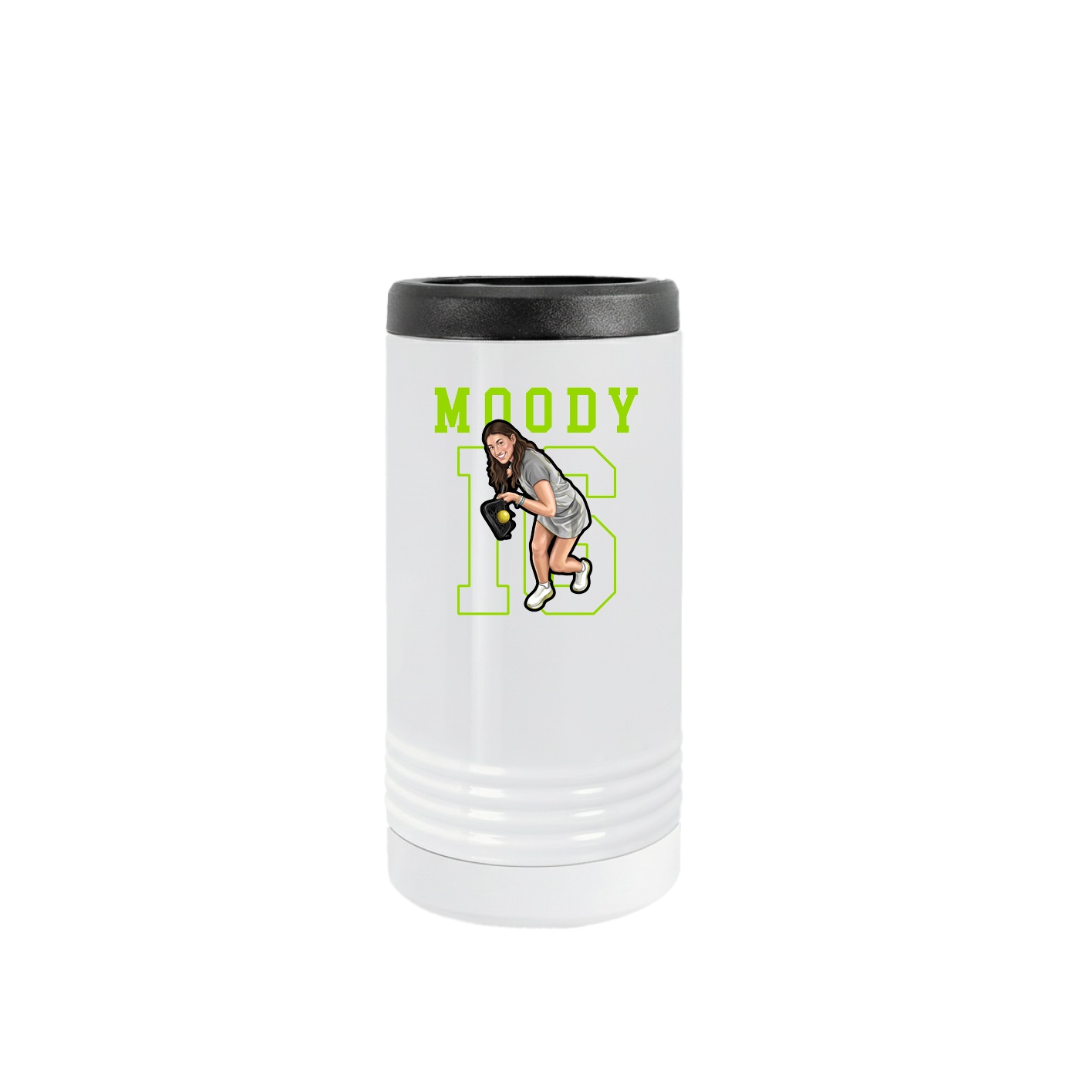 Slim Beverage Holder — Shirsey in White