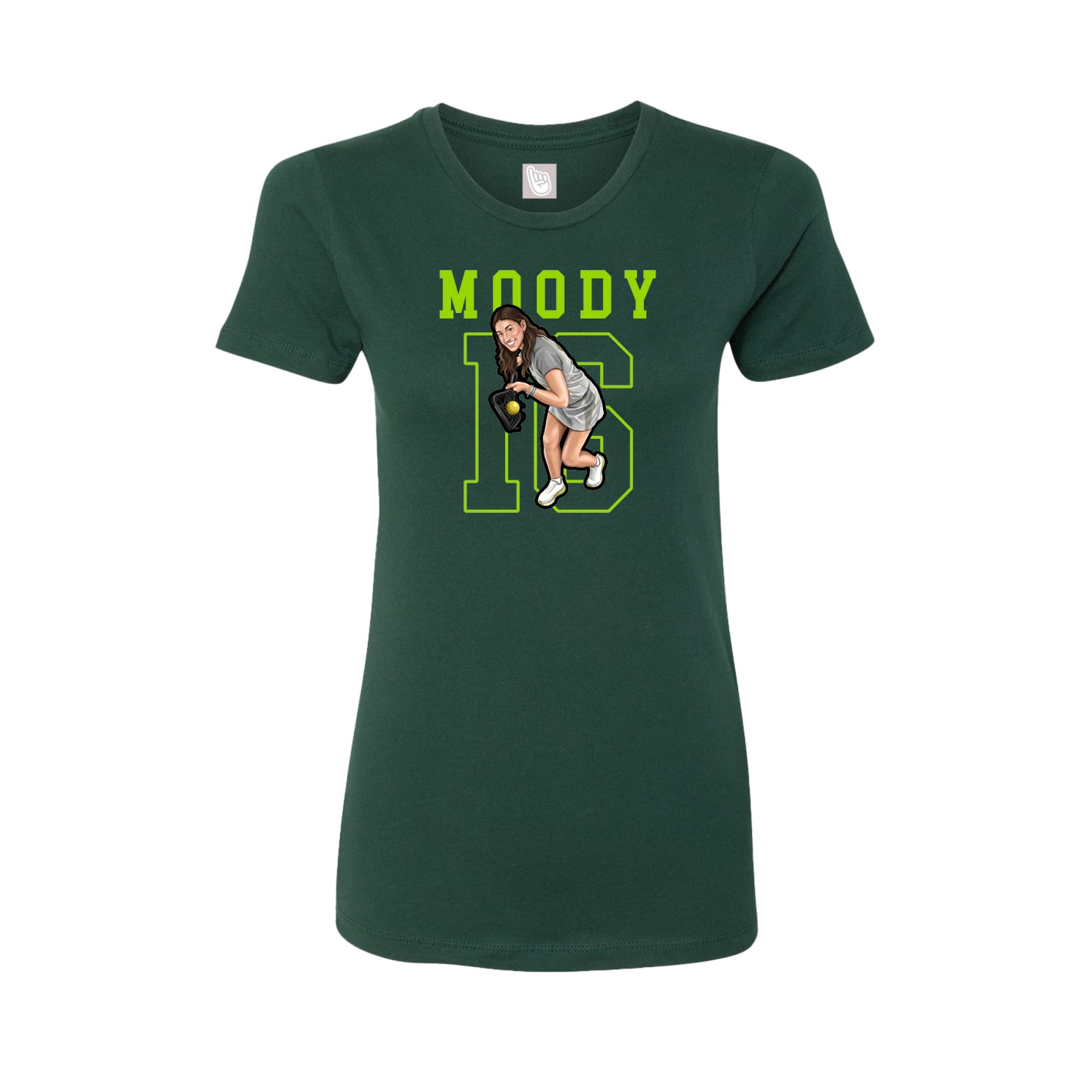 Fitted Women's Tee — Shirsey in Green