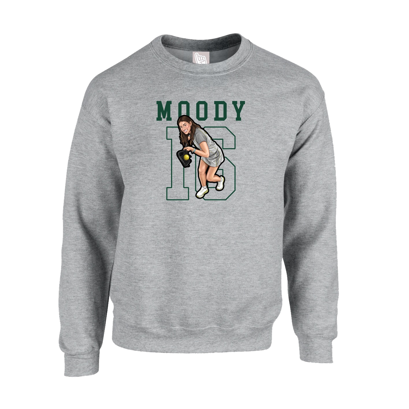 Fleece Crew — Shirsey in Grey