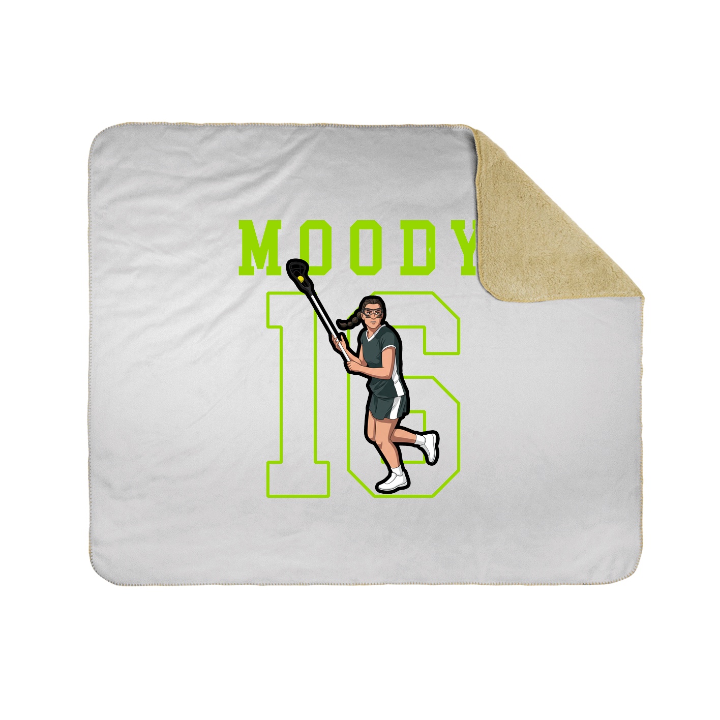 50x60 Sherpa Lined Throw Blanket