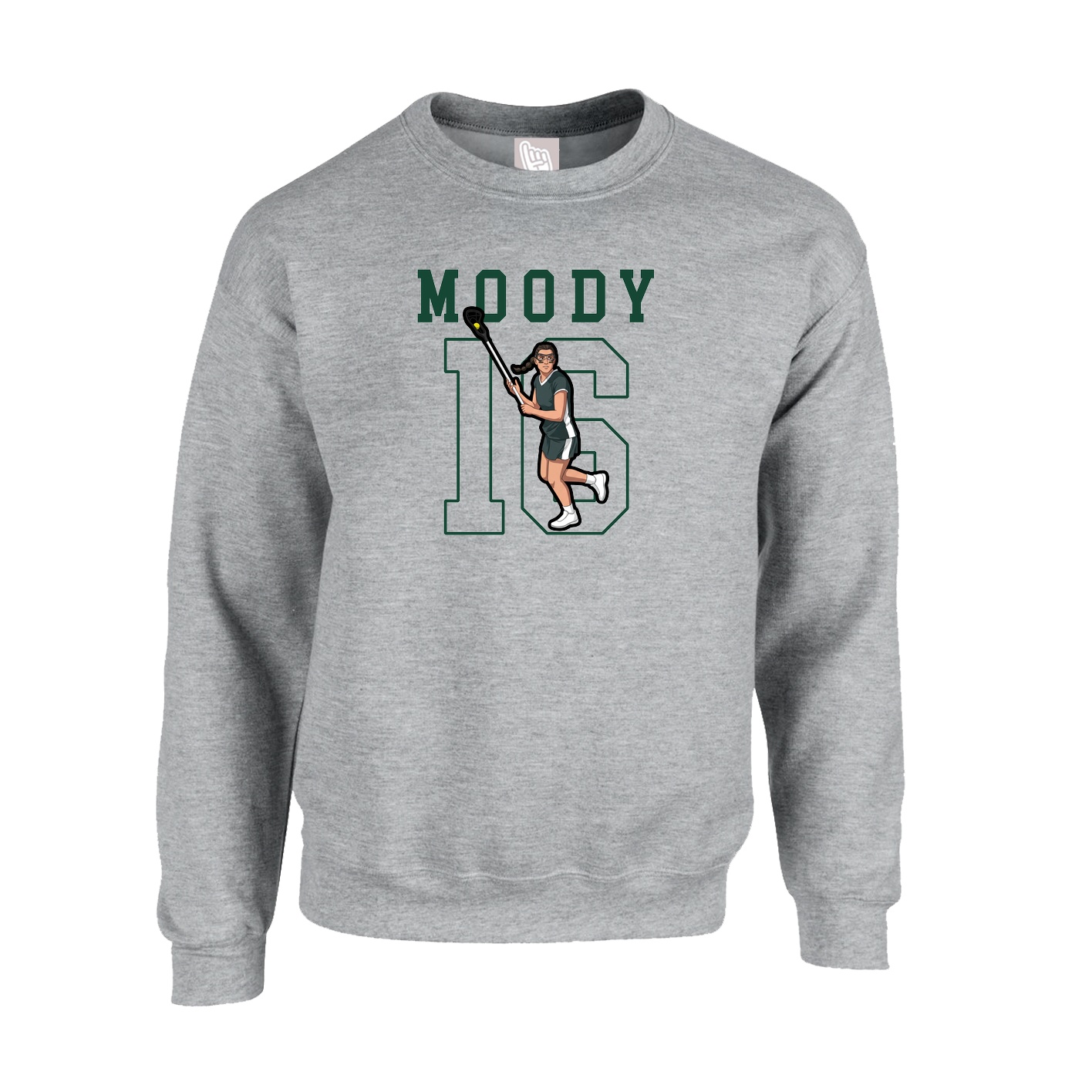 Fleece Crew — Shirsey in Grey