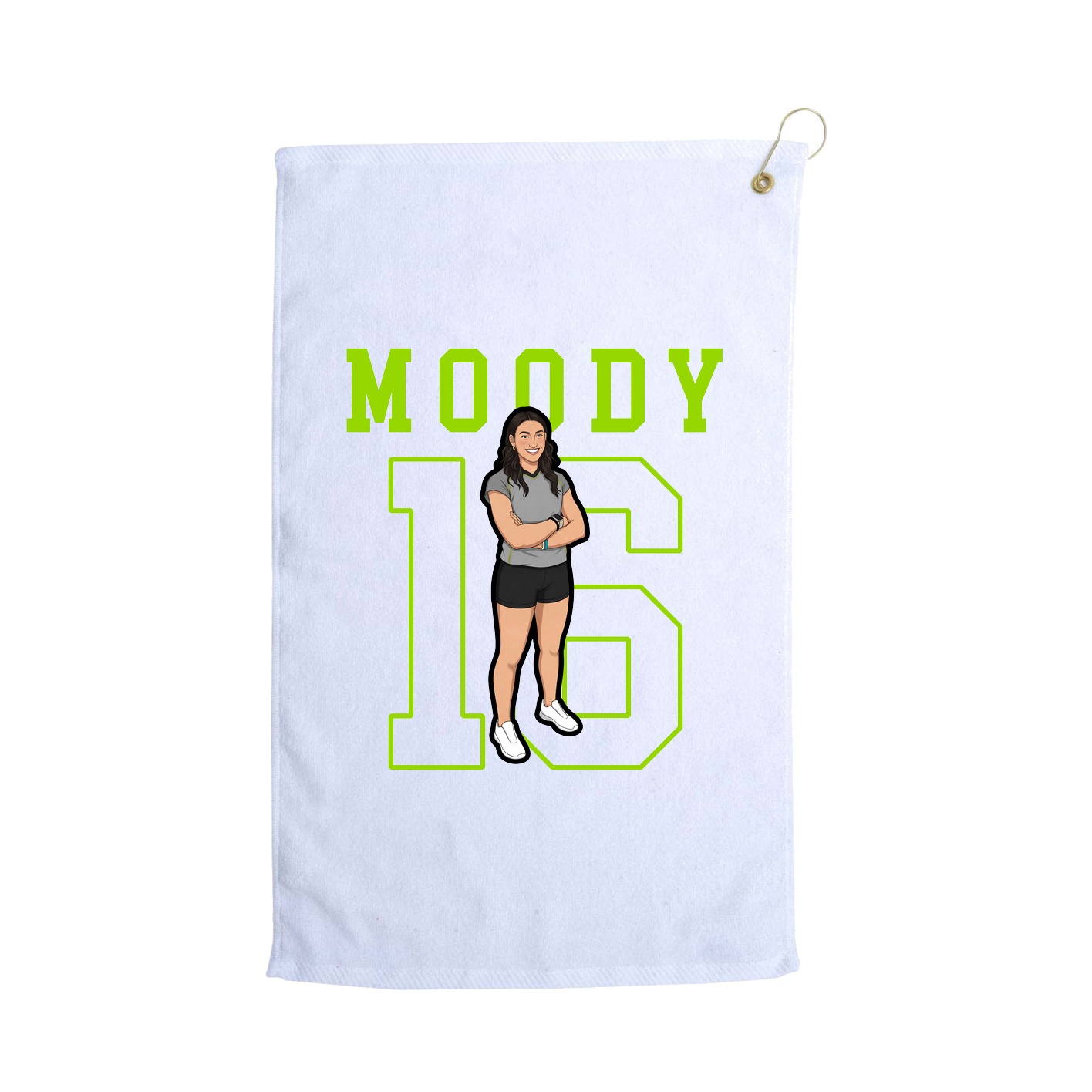 Golf Towel — Shirsey in White