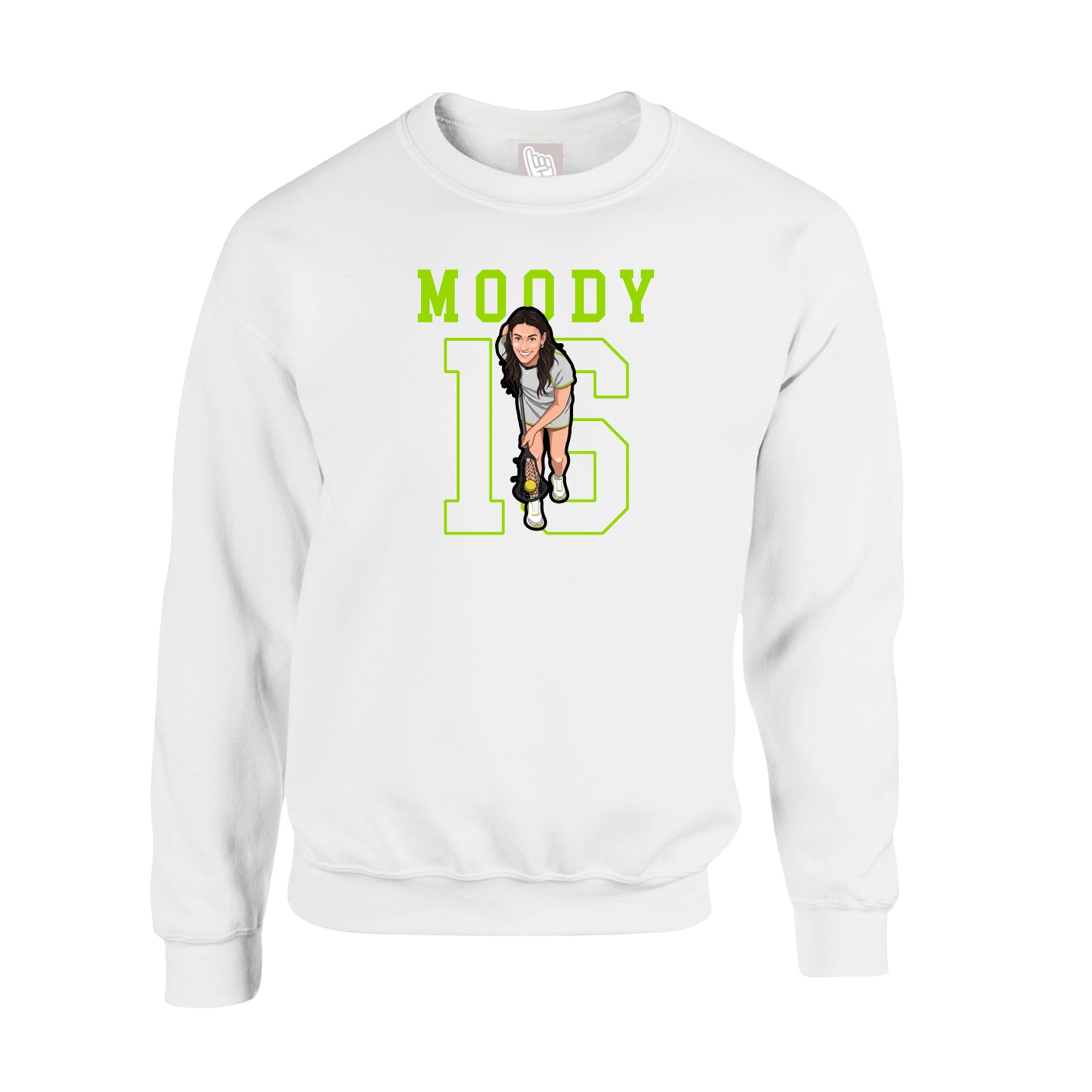 Fleece Crew — Shirsey in White