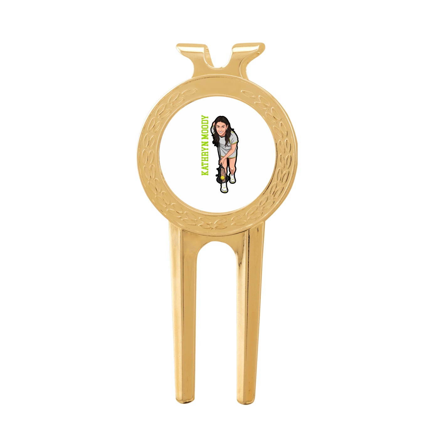 Divot Tool with Ball Marker — Name Vertical in Classic