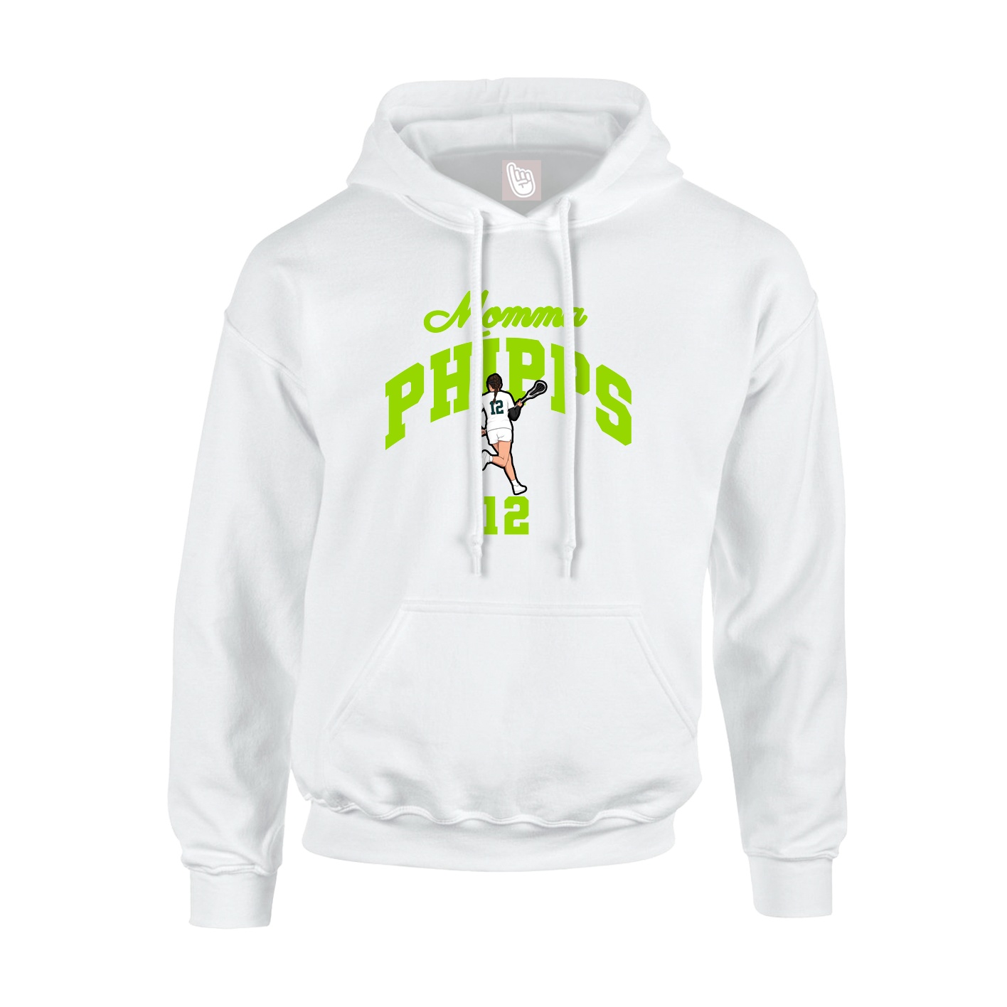 Youth Hoodie — Mothers Day Arch in White