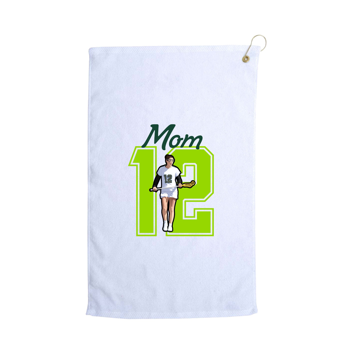 Golf Towel — Mothers Day Shirsey in White