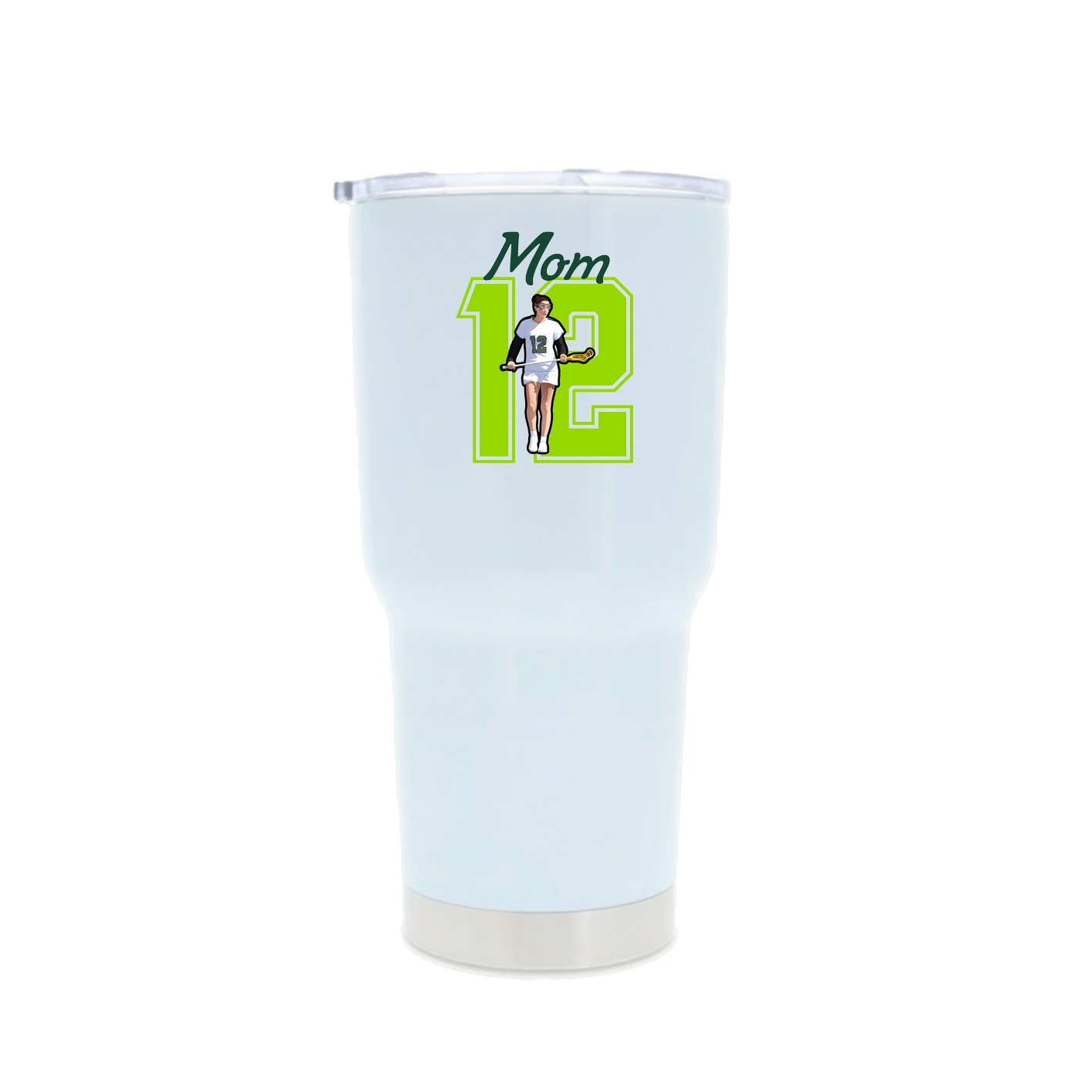 30oz Stainless Steel Tumbler — Mothers Day Shirsey in White