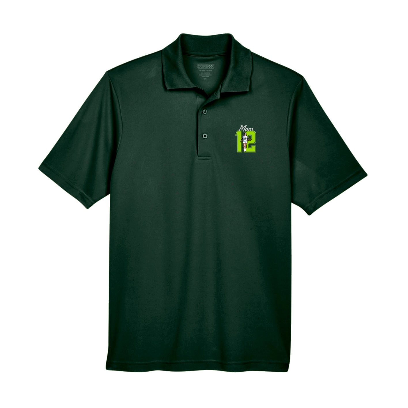 Performance Polo — Mothers Day Shirsey in Green