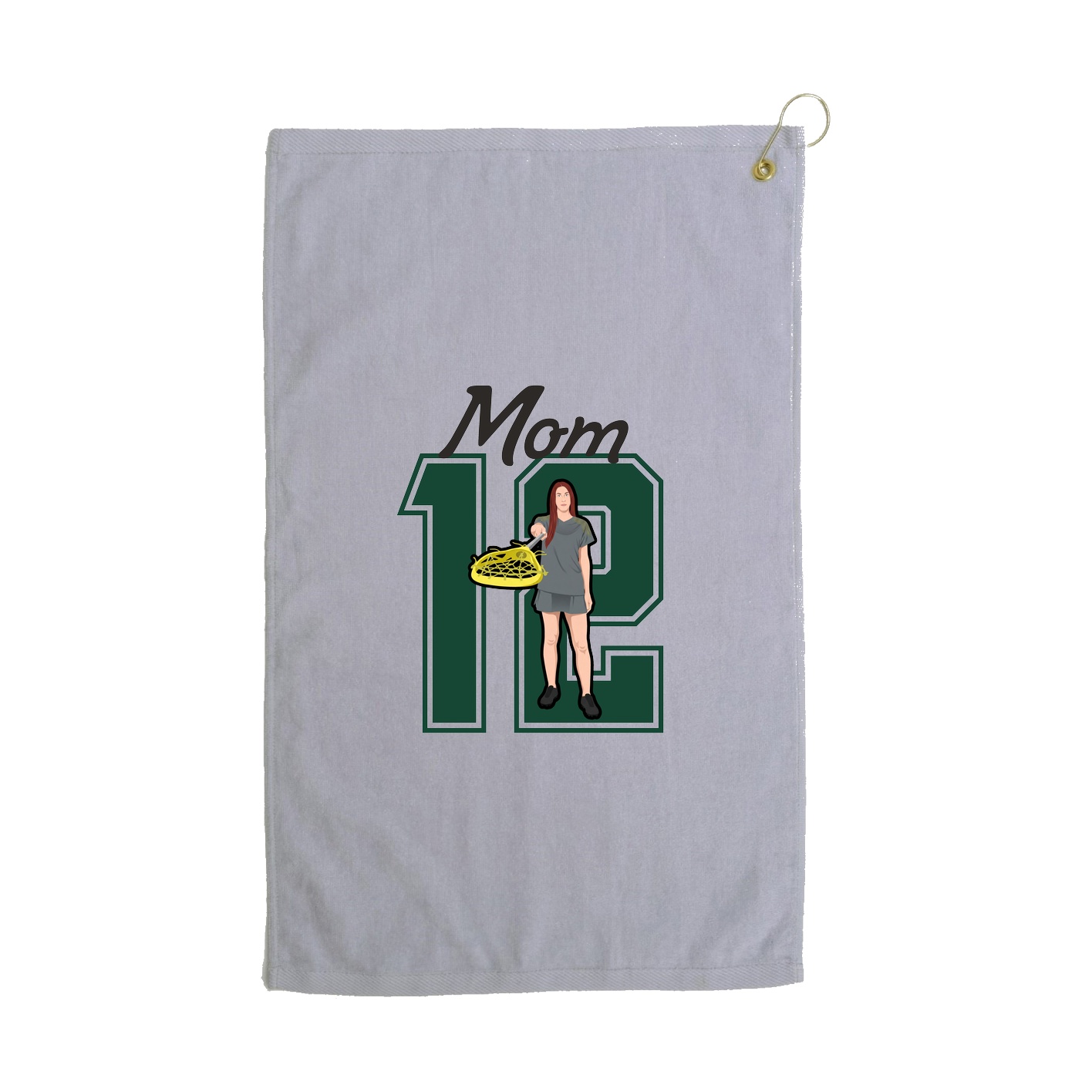 Golf Towel — Mothers Day Shirsey in Grey