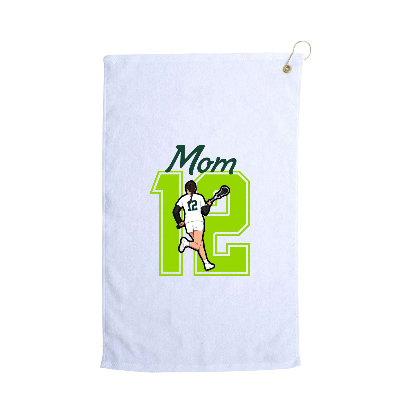 Golf Towel — Mothers Day Shirsey in White