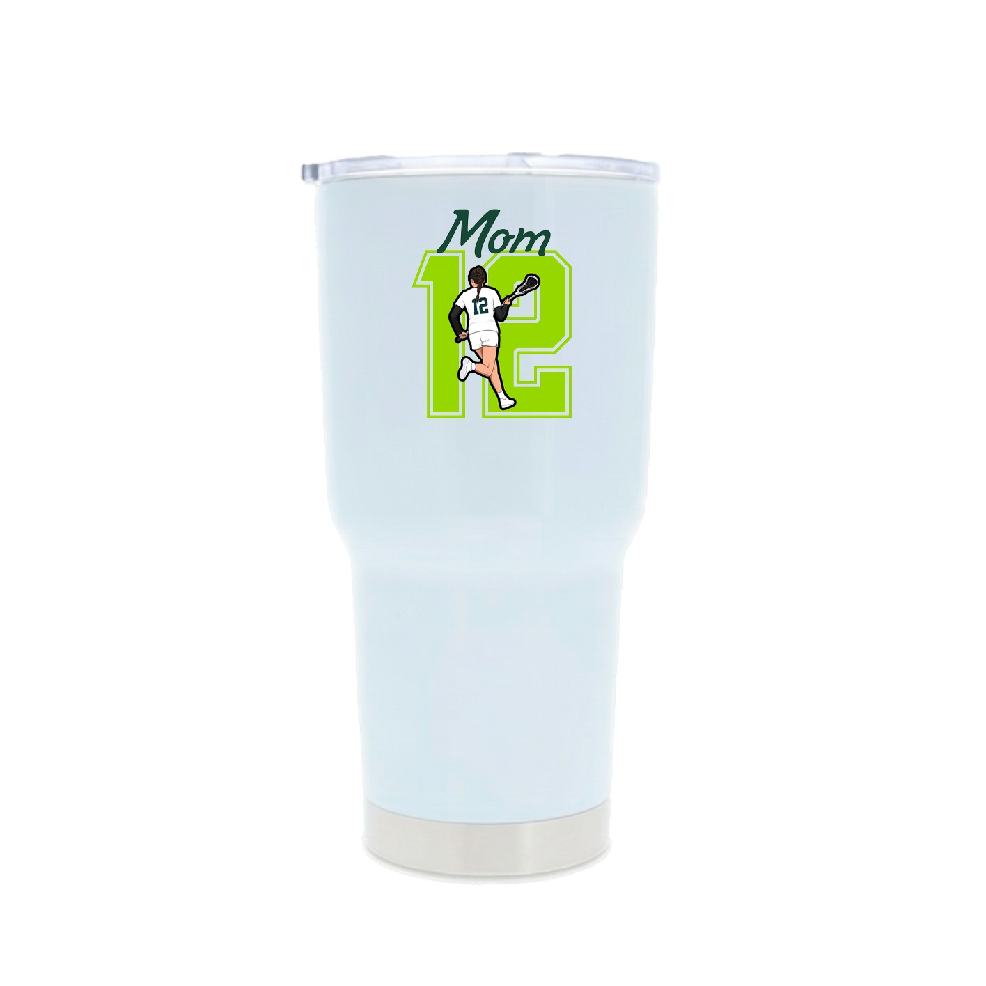 30oz Stainless Steel Tumbler — Mothers Day Shirsey in White