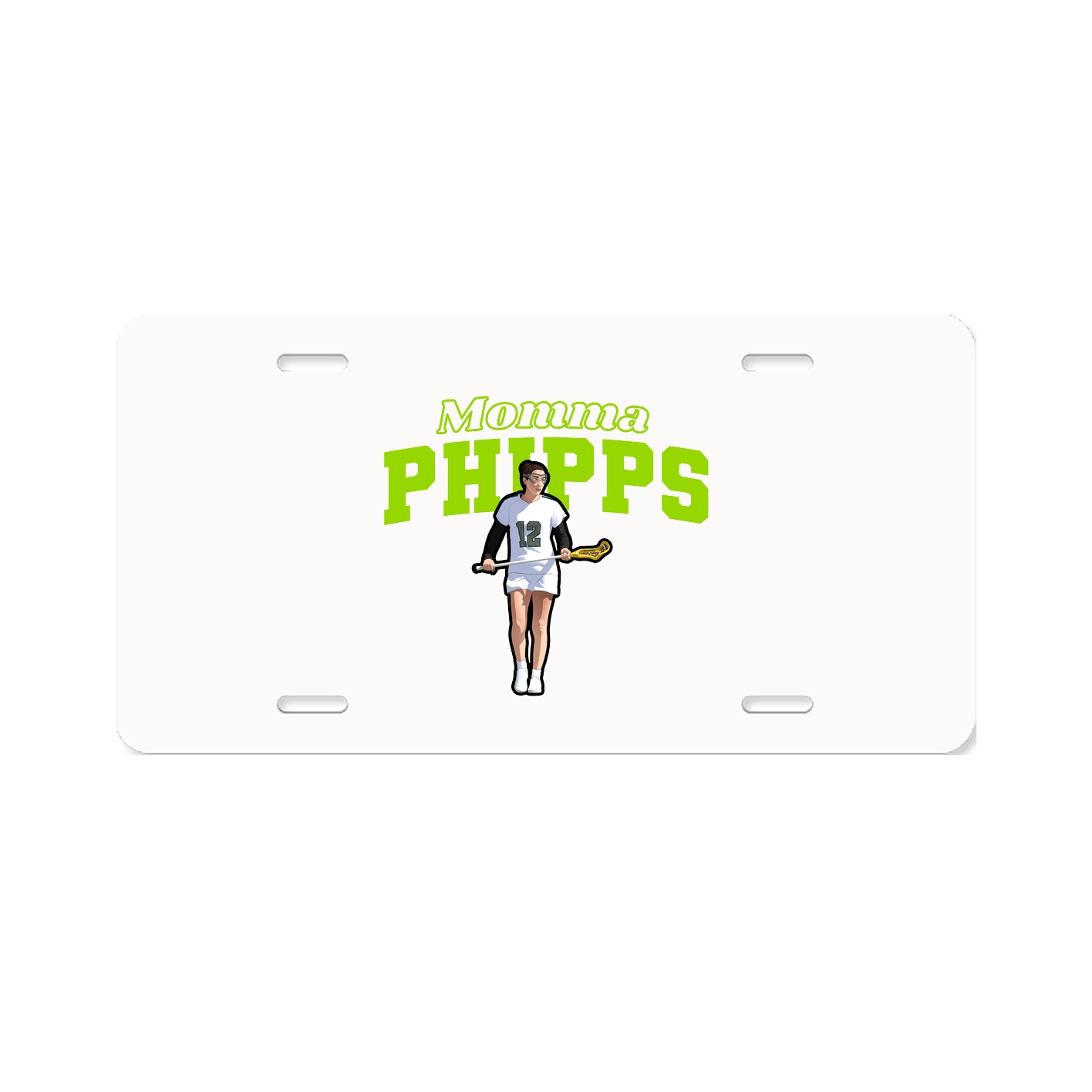 License Plate — Mothers Day Block in Classic