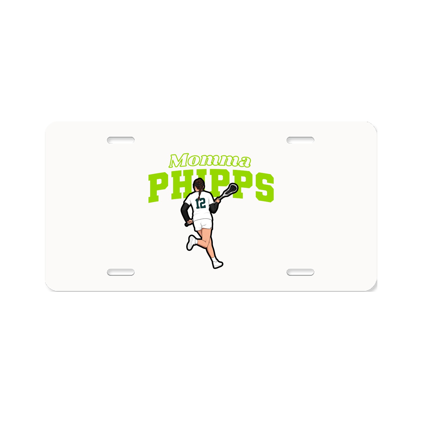License Plate — Mothers Day Block in Classic