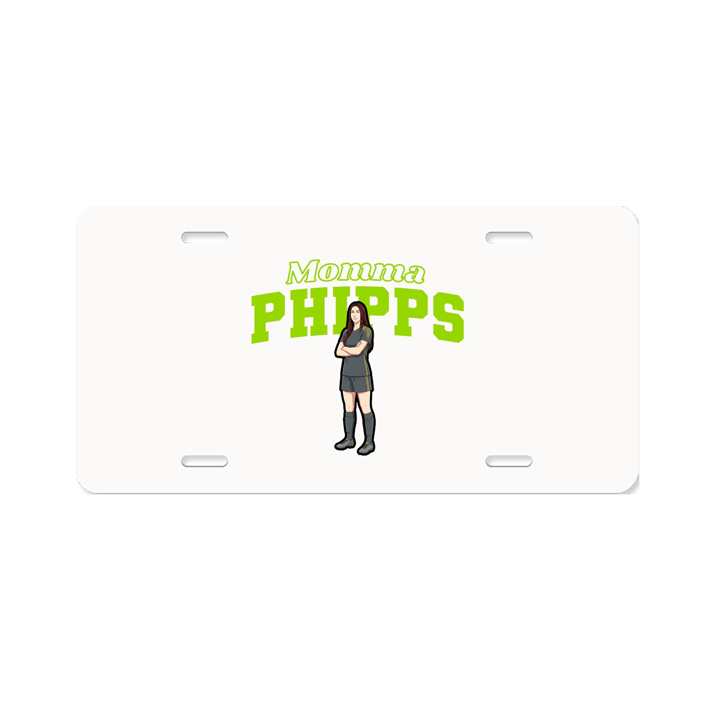 License Plate — Mothers Day Block in Classic