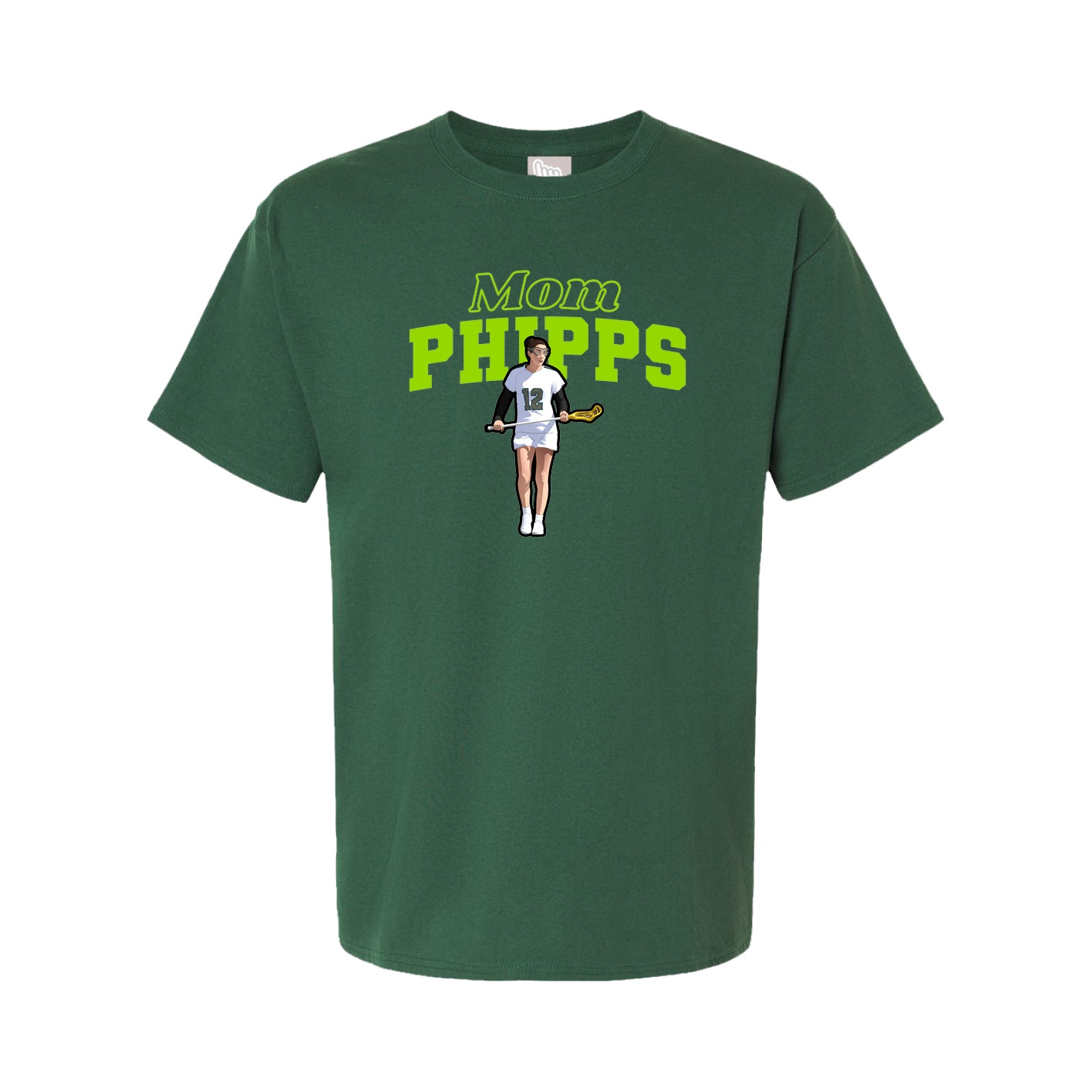 Youth Tee — Mothers Day Block in Green