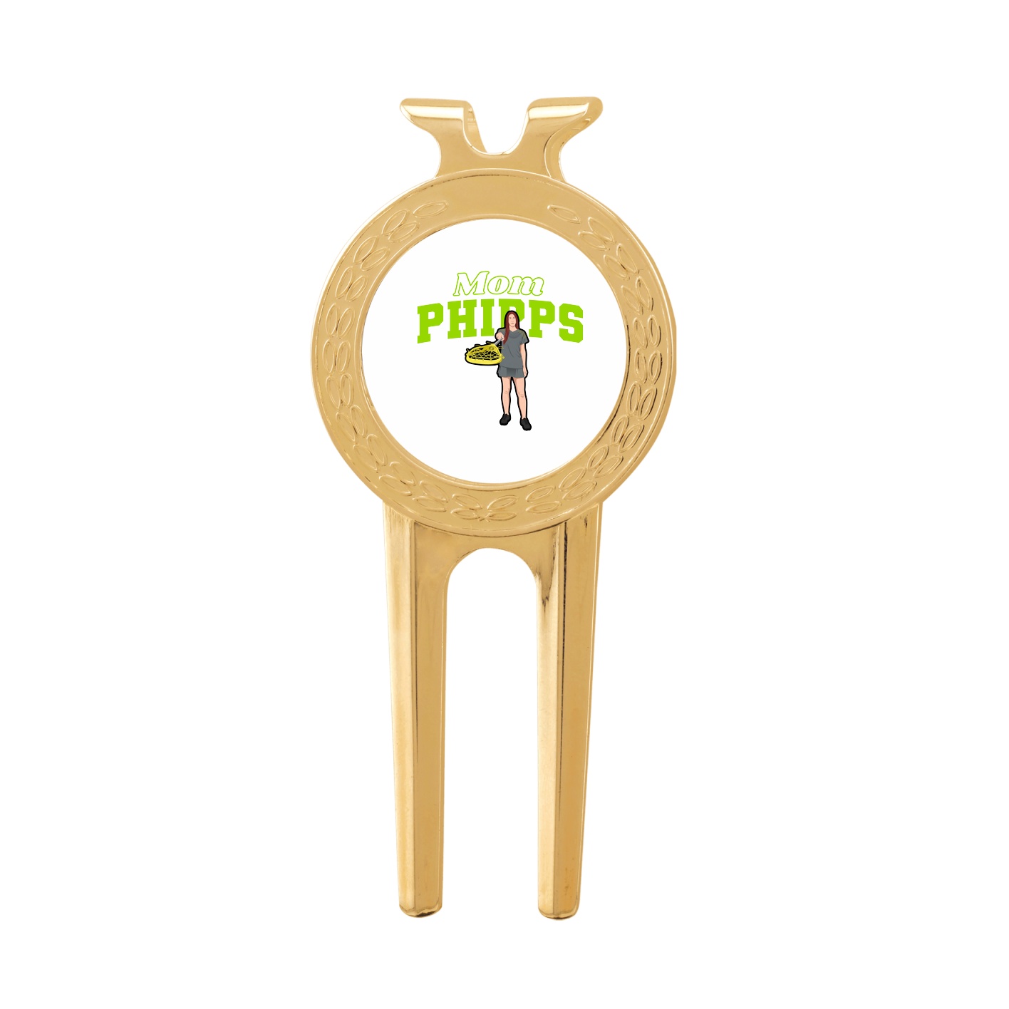 Divot Tool with Ball Marker — Mothers Day Block in Classic