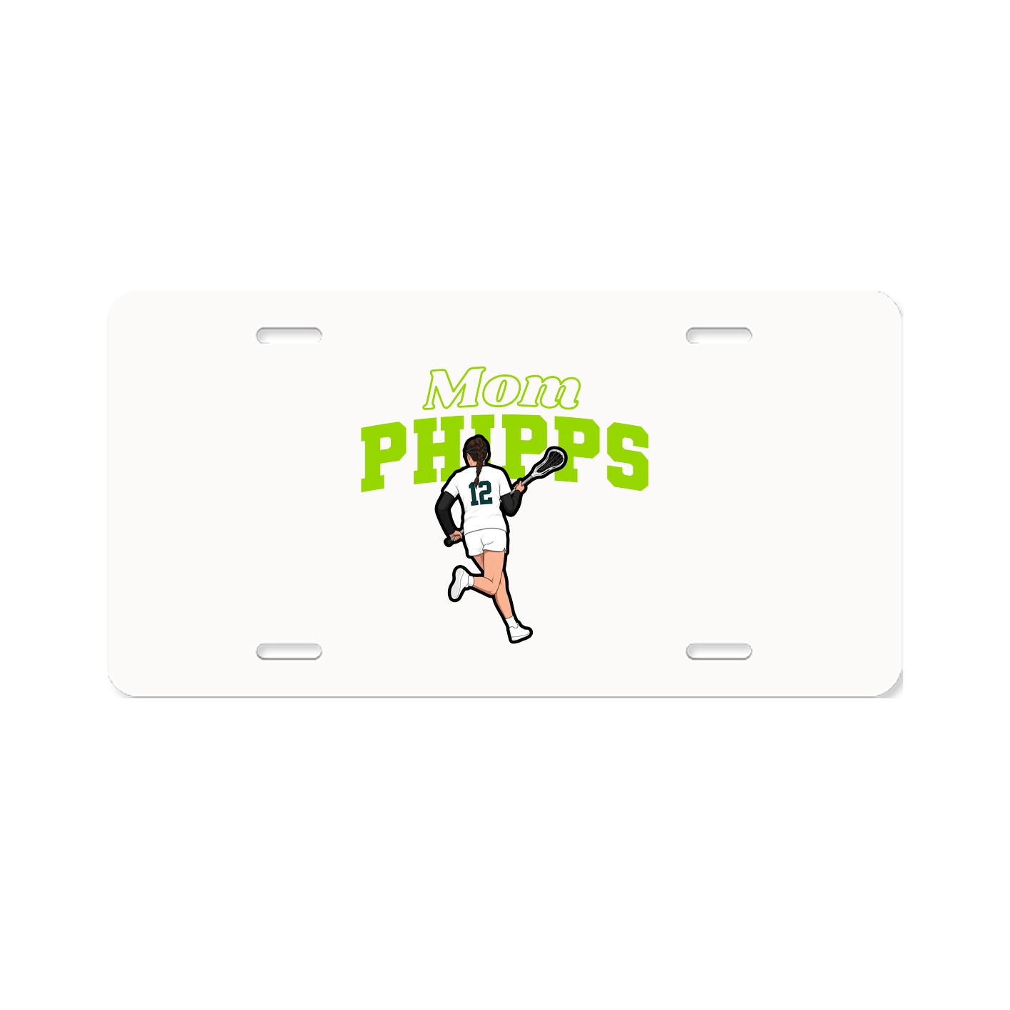 License Plate — Mothers Day Block in Classic