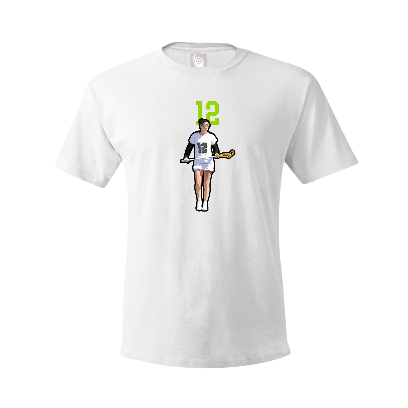 Tee — Number Top in White