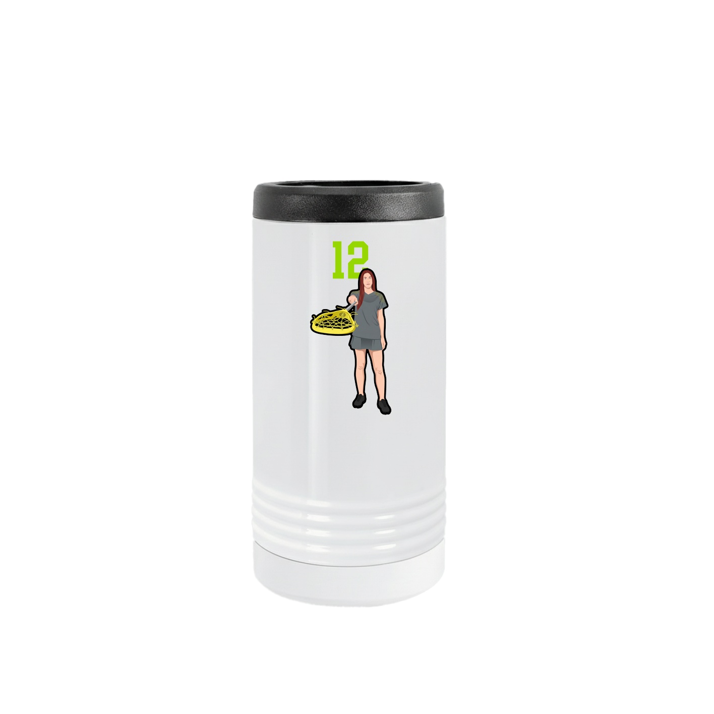 Slim Beverage Holder — Number Top in White