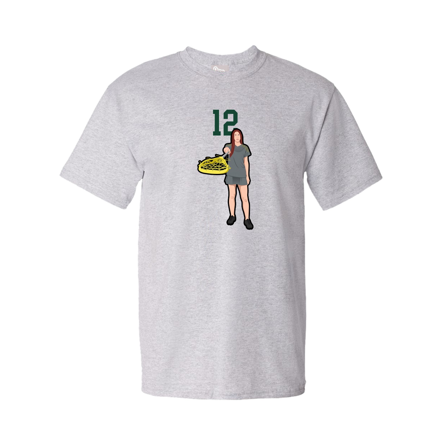 Tee — Number Top in Grey