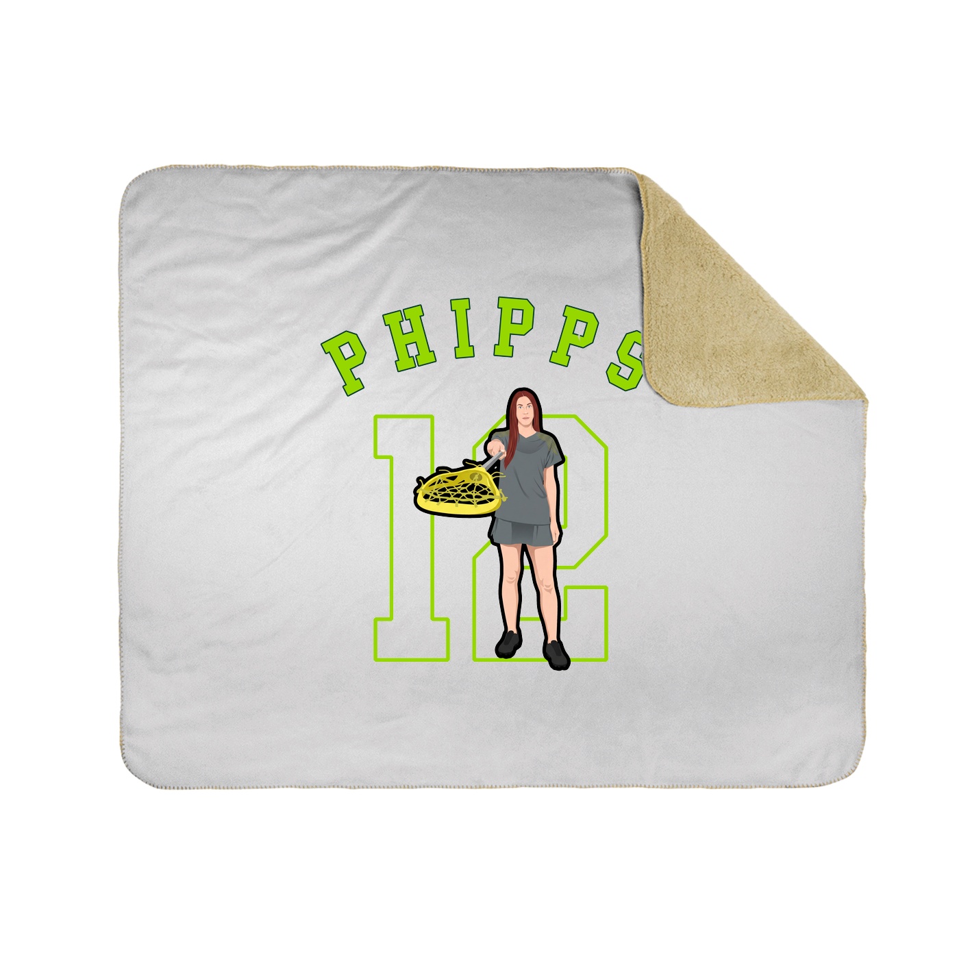 Throw Blanket — Shirsey Arch in White