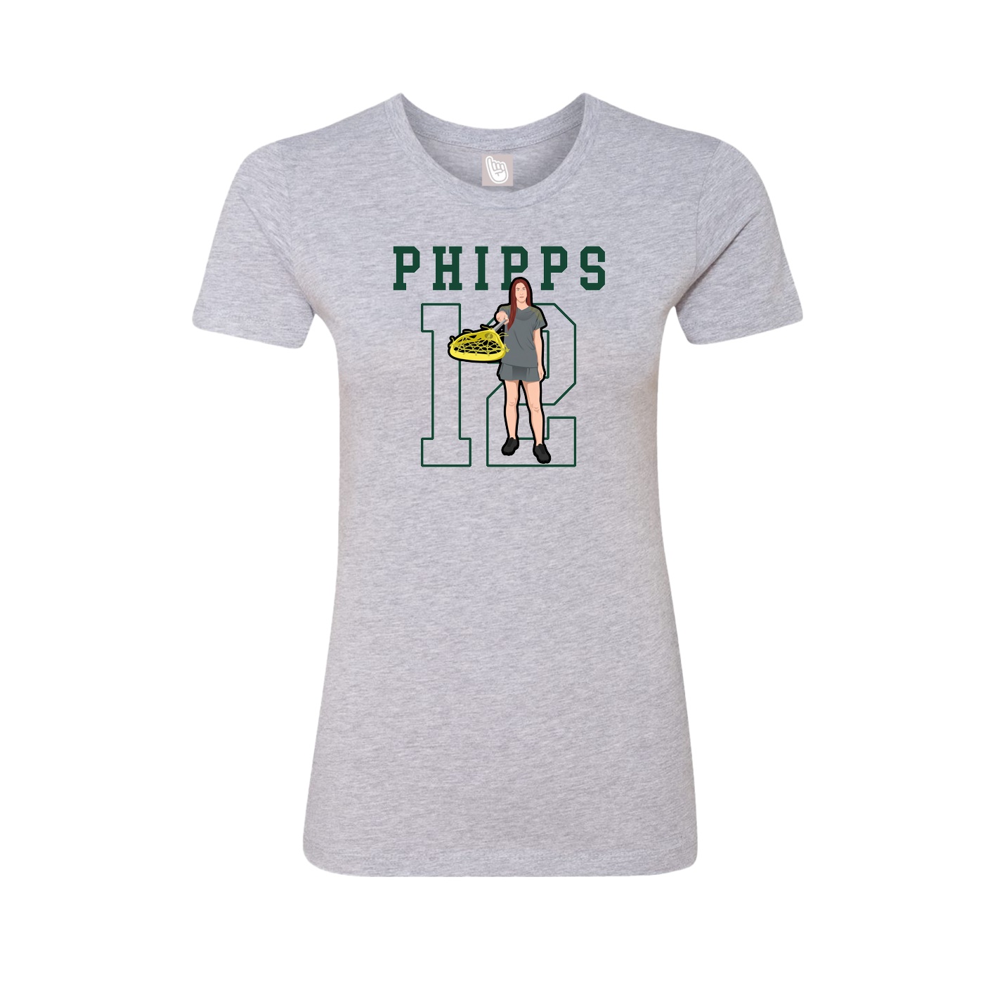 Fitted Women's Tee — Shirsey in Grey