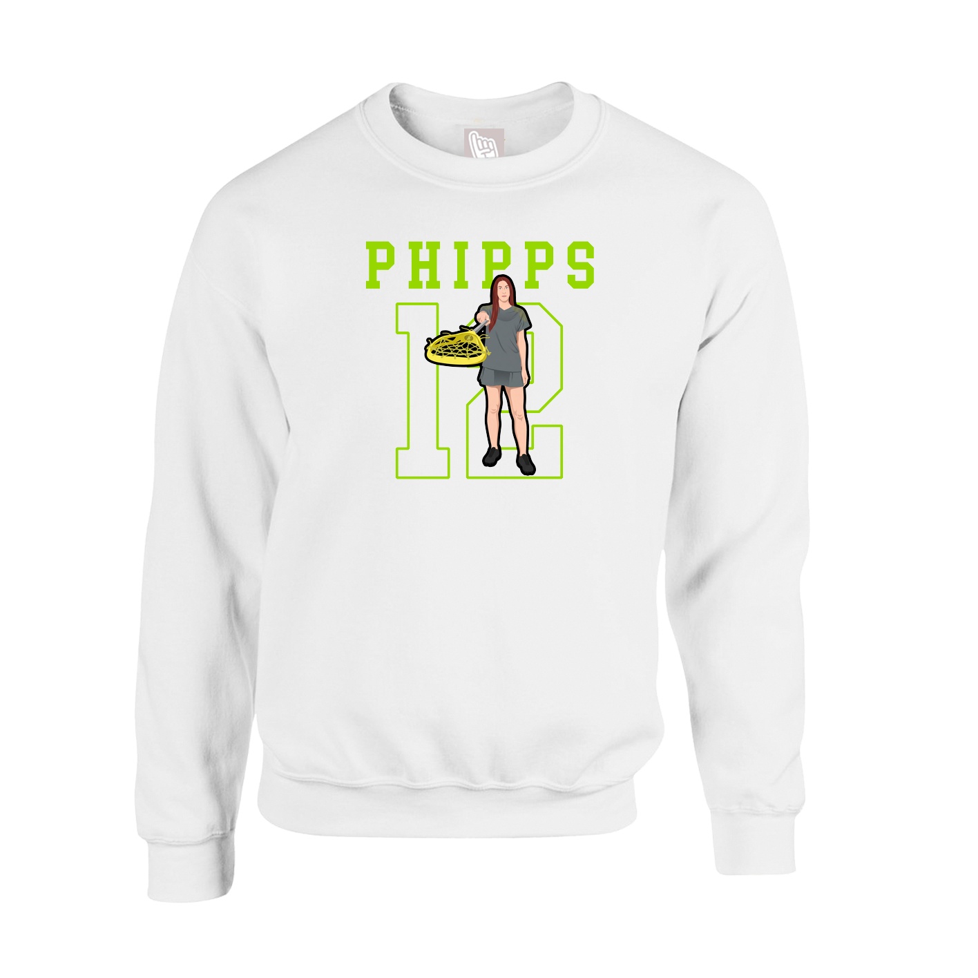 Fleece Crew — Shirsey in White