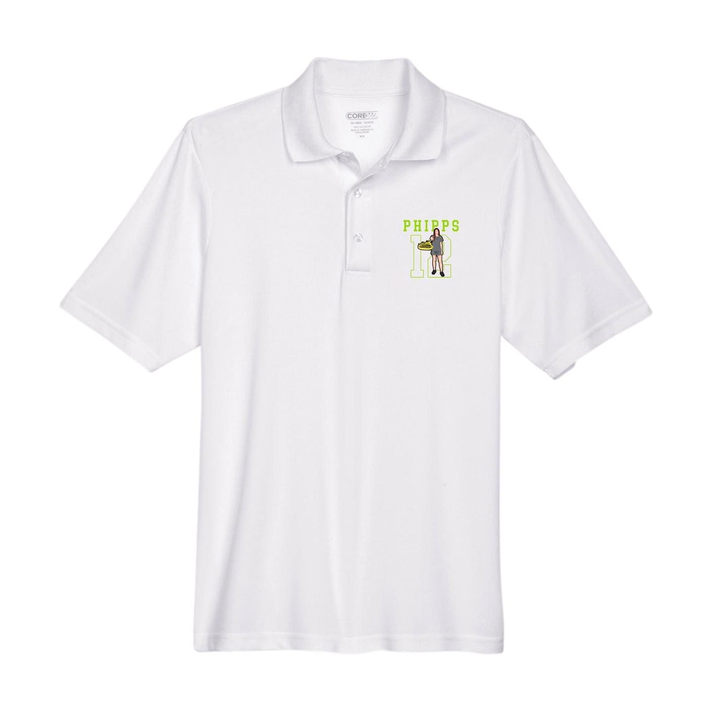 Performance Polo — Shirsey in White