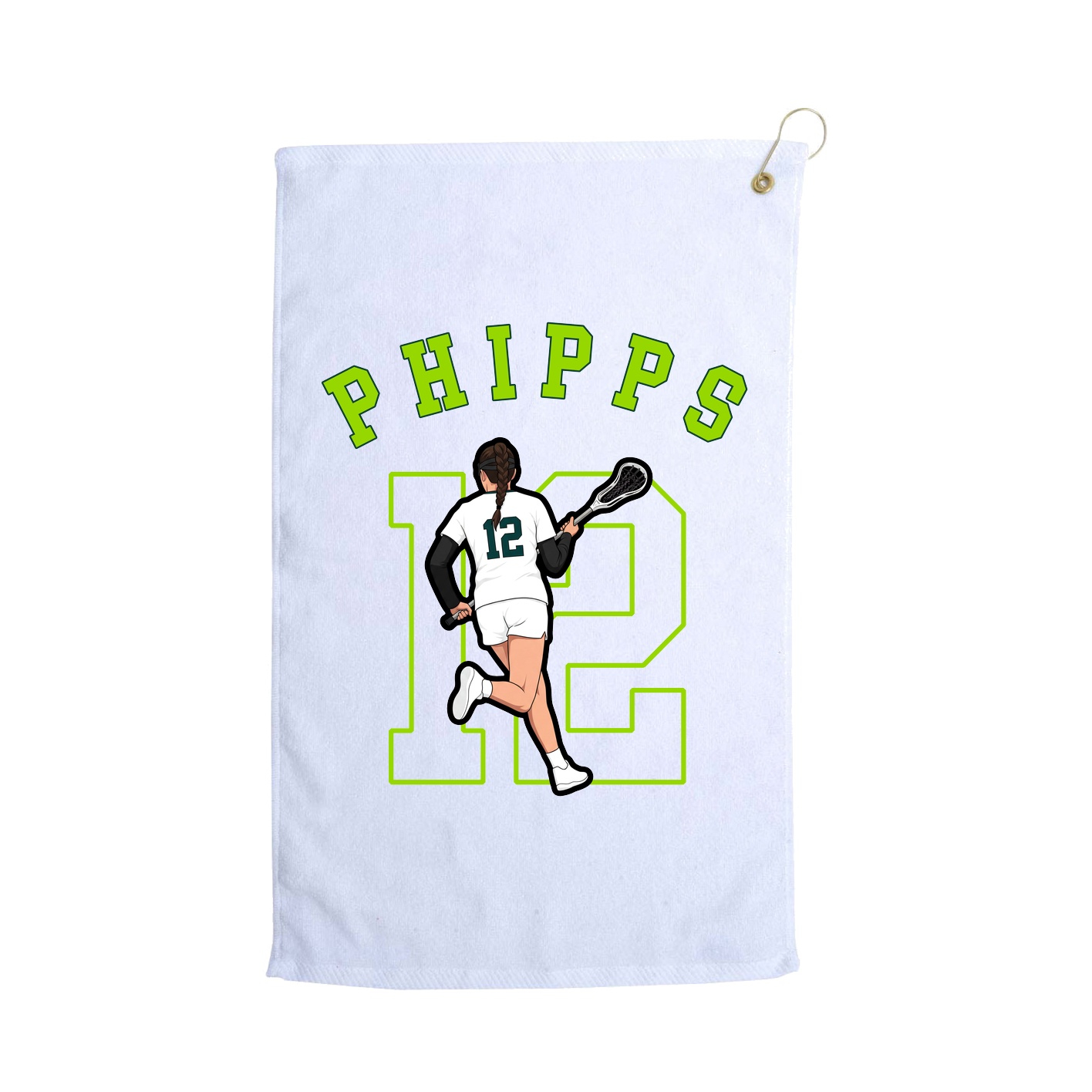Golf Towel — Shirsey Arch in White