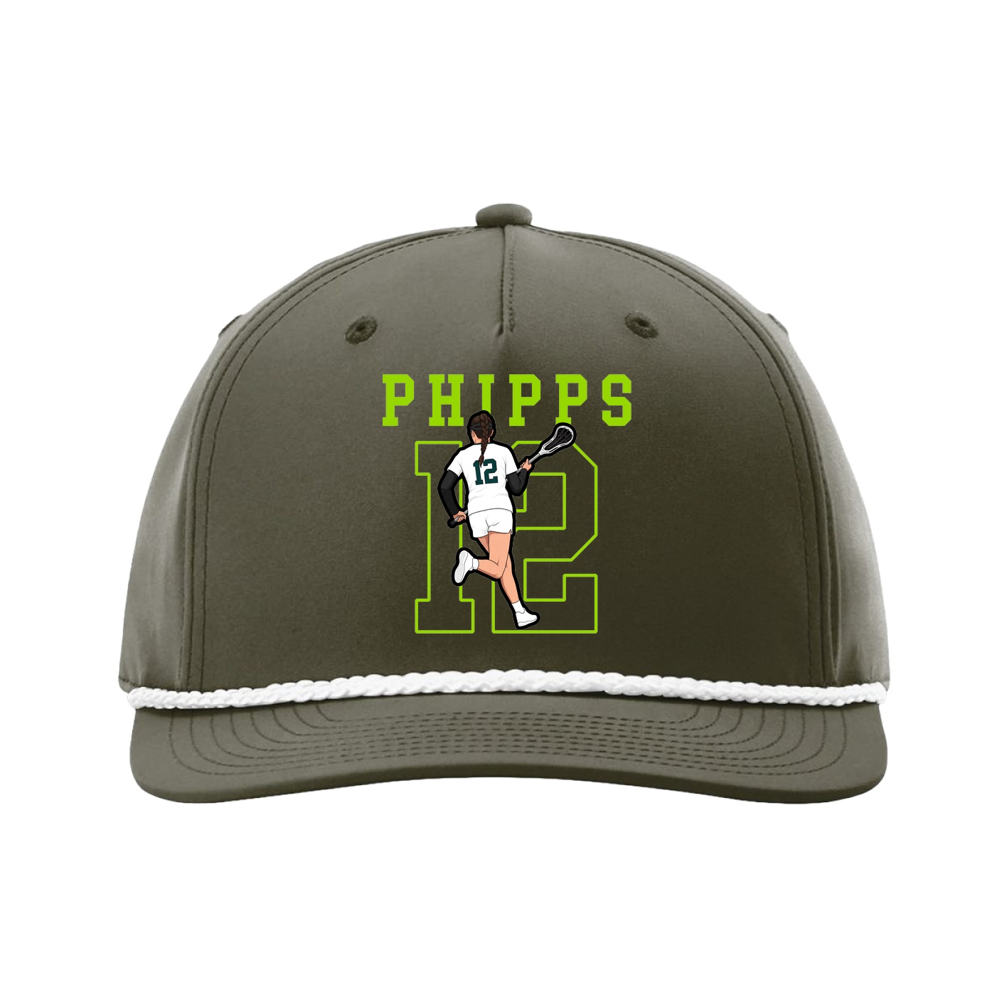 Five-Panel Classic Rope Cap — Shirsey in Green