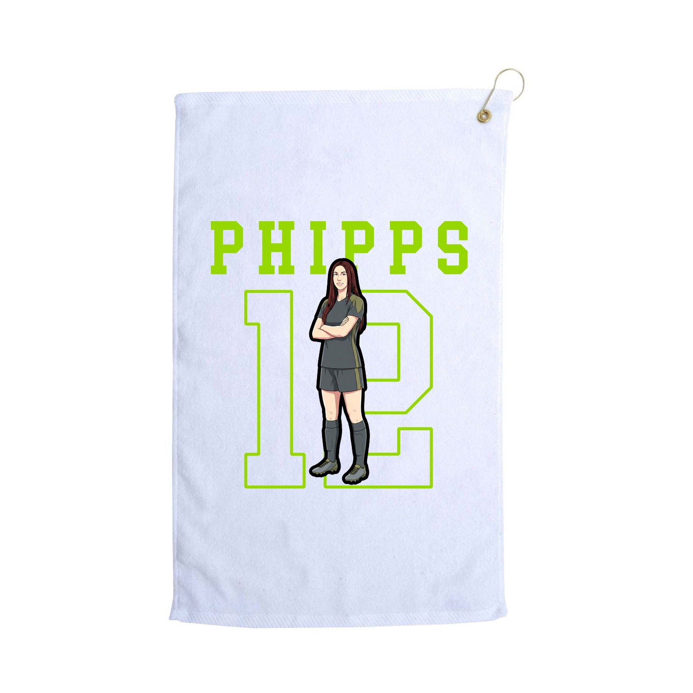 Golf Towel — Shirsey in White