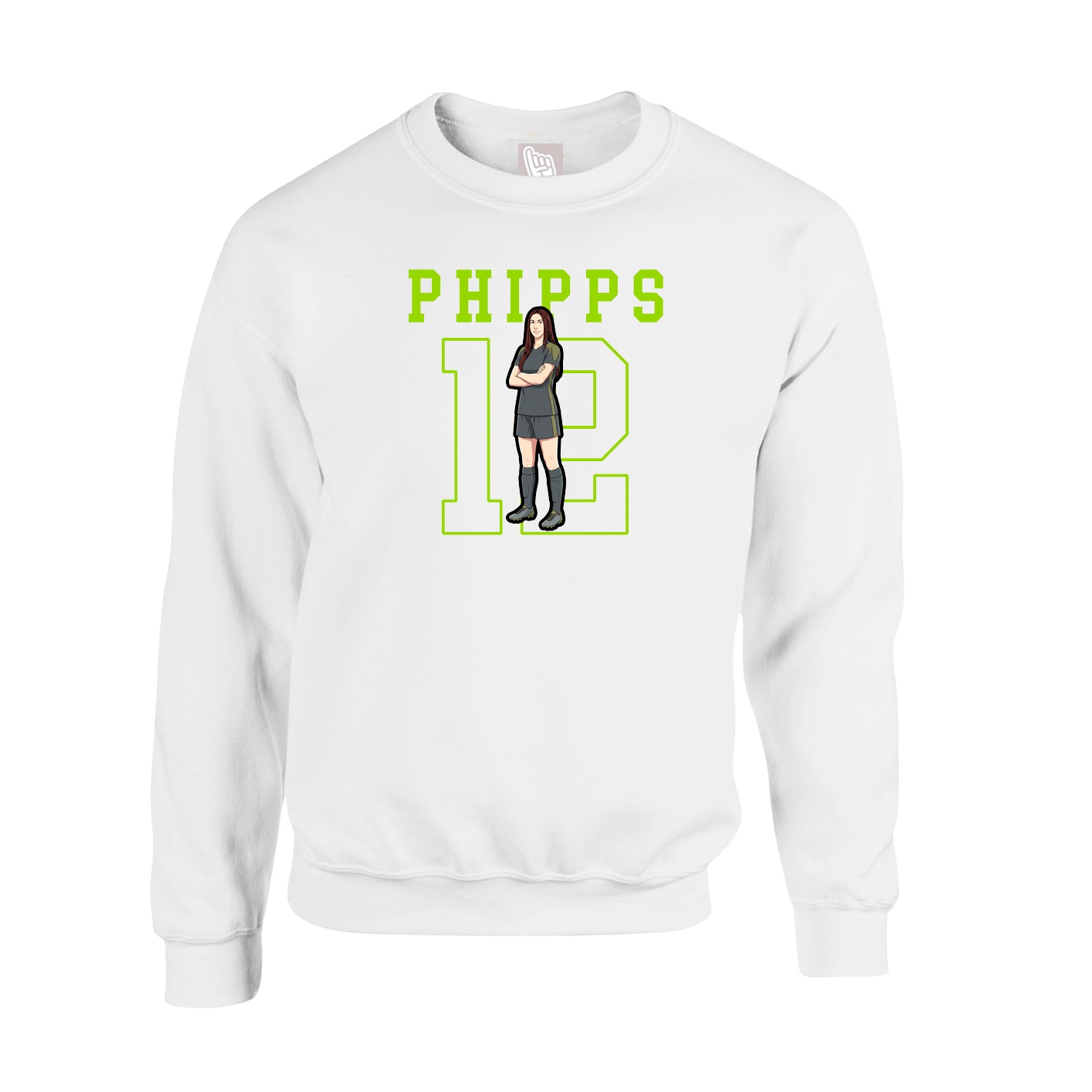 Fleece Crew — Shirsey in White