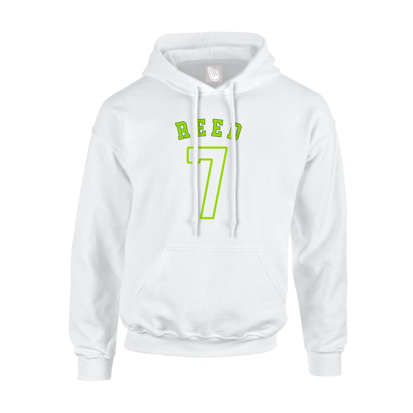 Youth Hoodie — Shirsey Arch in White
