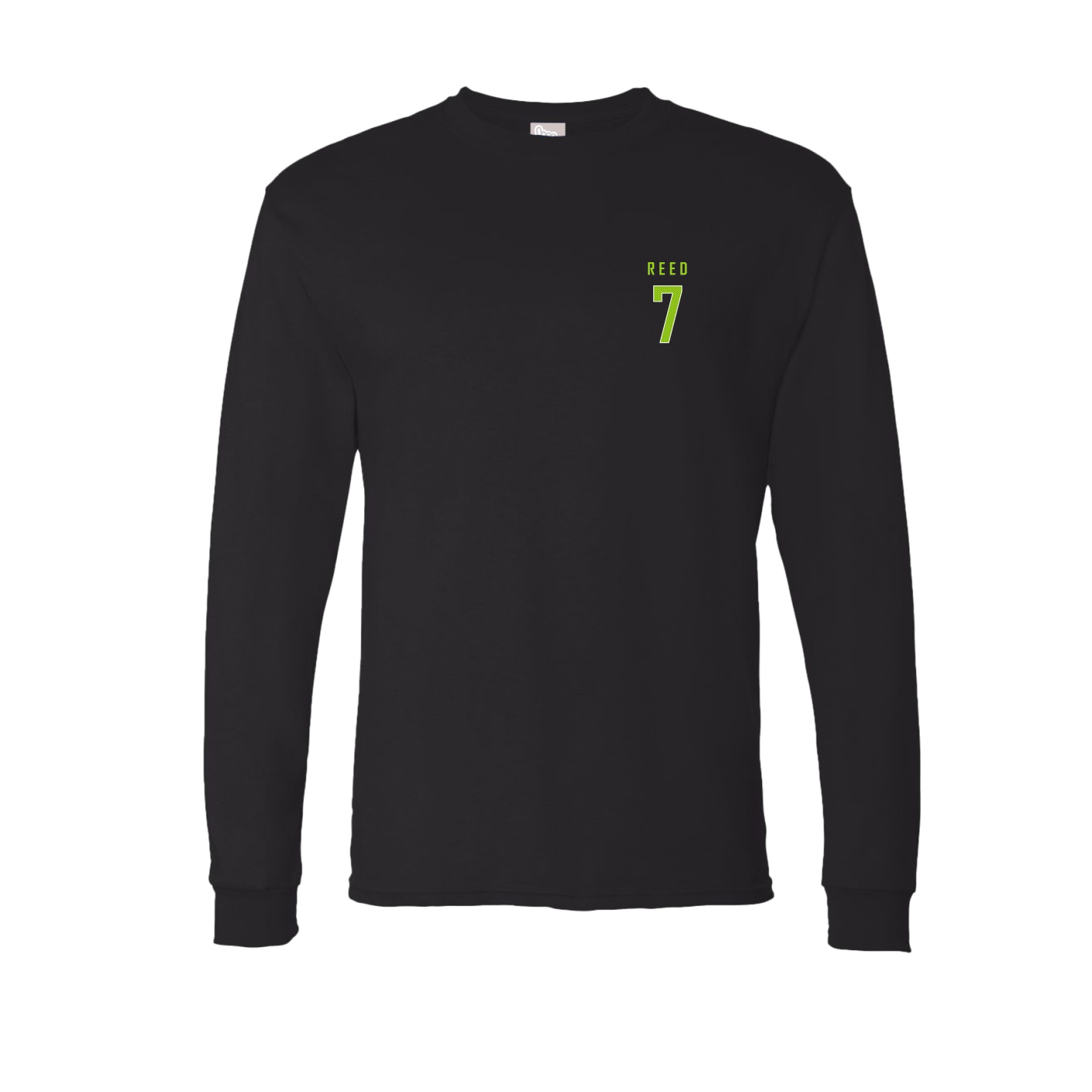 Long Sleeve Tee — Mesh Shirsey in Black