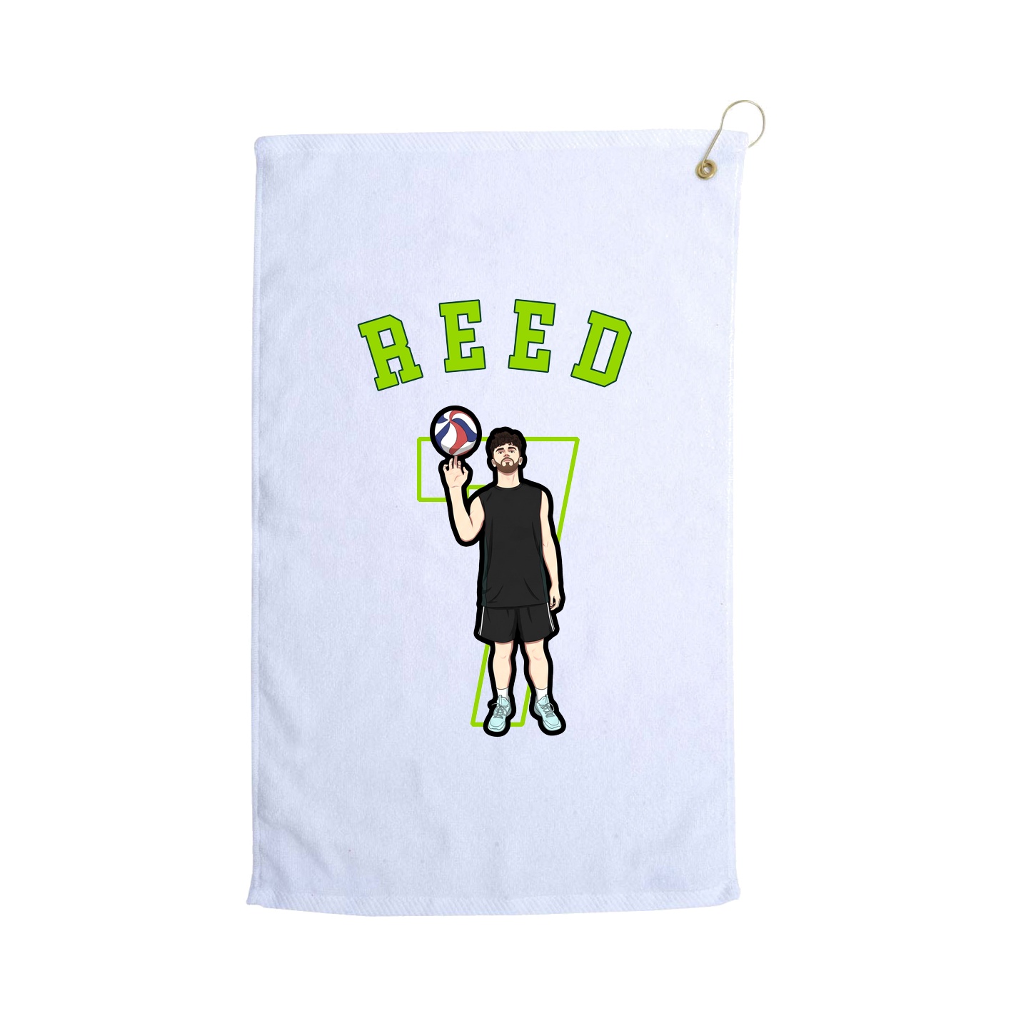 Golf Towel — Shirsey Arch in White