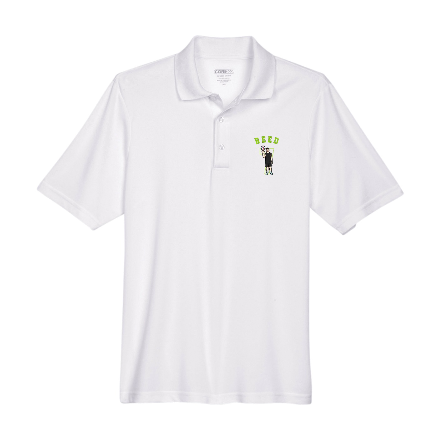 Performance Polo — Shirsey Arch in White