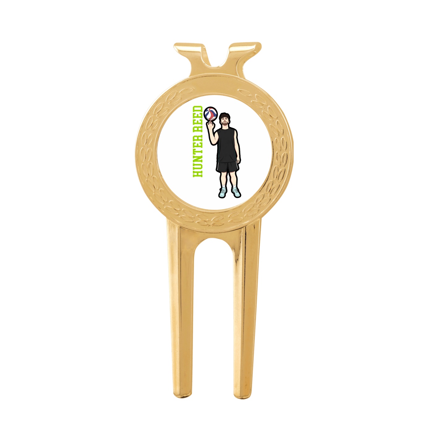 Divot Tool with Ball Marker — Name Vertical in Classic