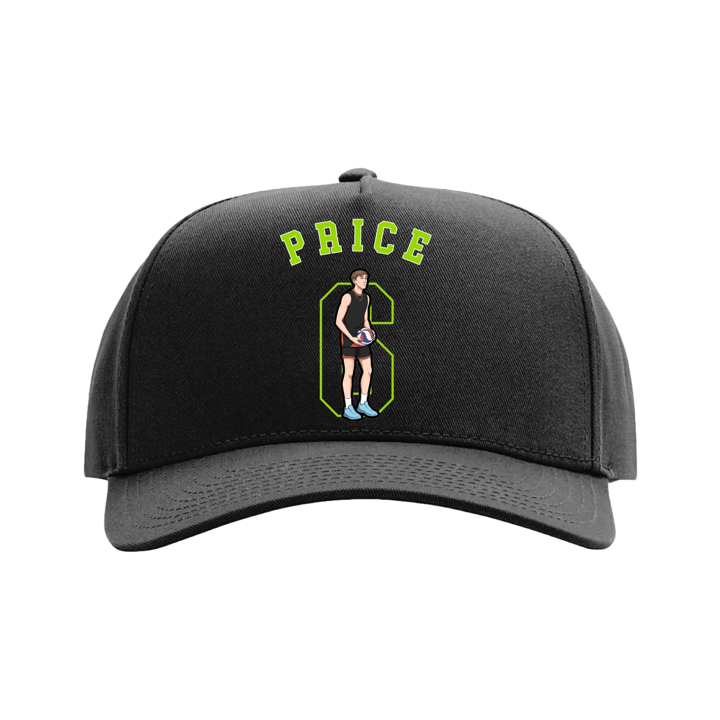 Full Fabric Five-Panel Champ Cap