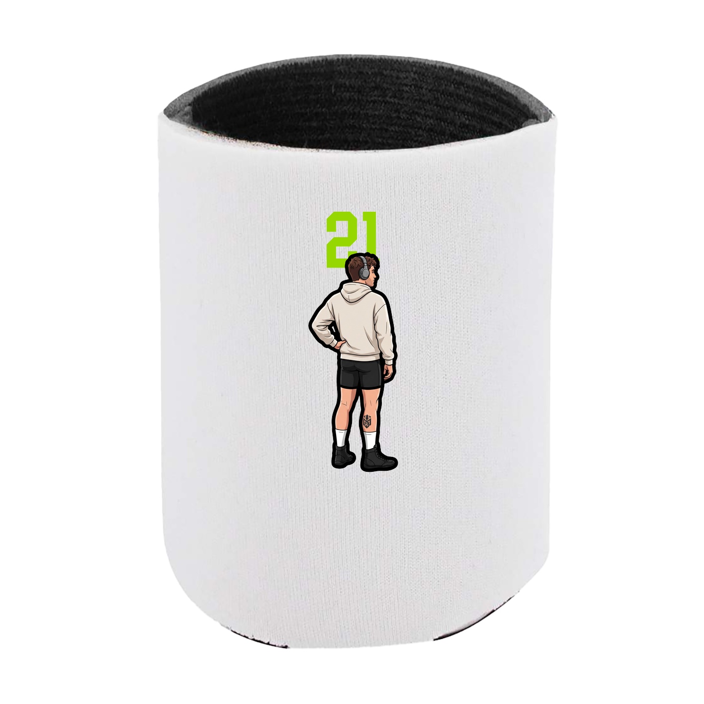 Can Holder — Number Top in White