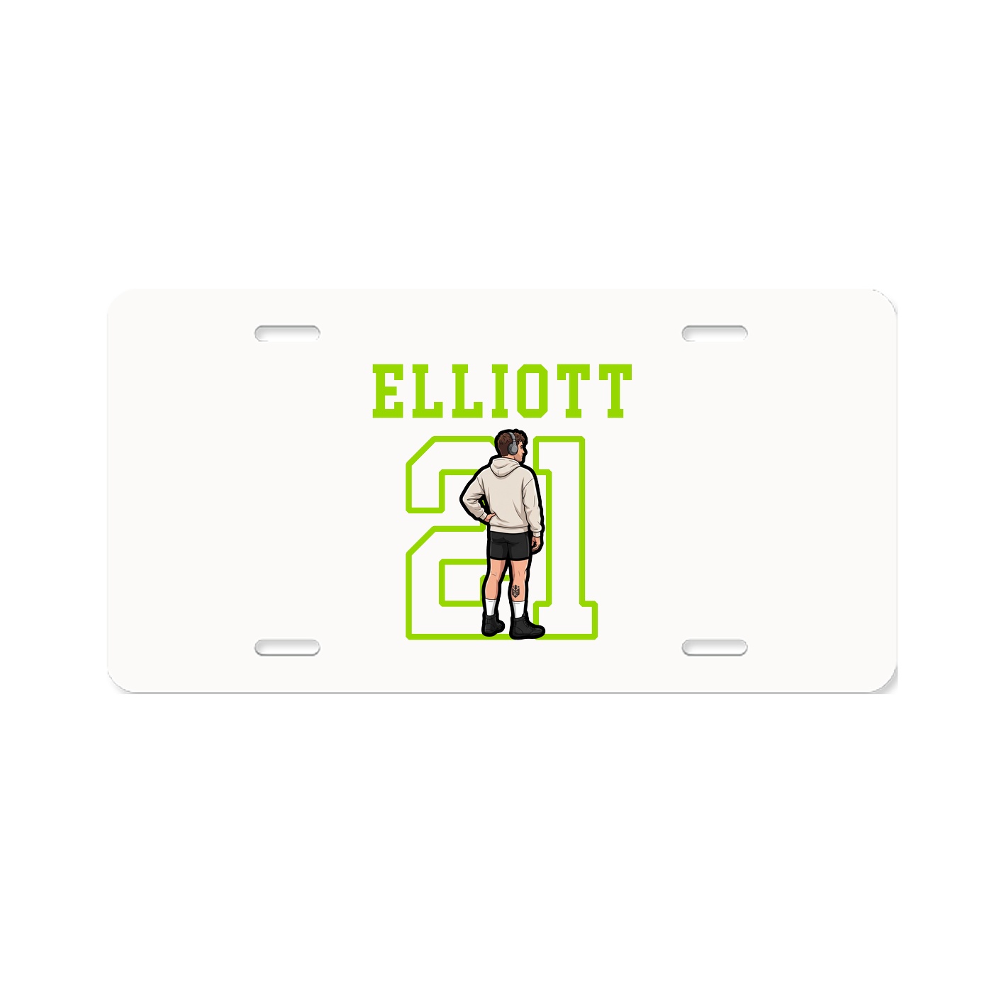 License Plate — Shirsey in Classic