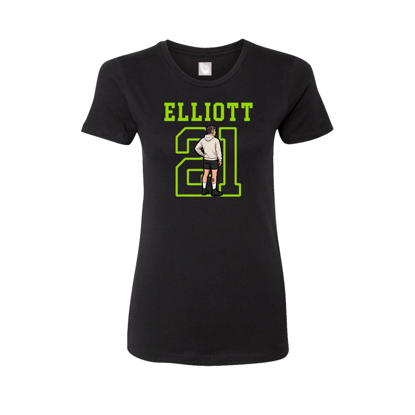 Fitted Women's Tee — Shirsey in Black