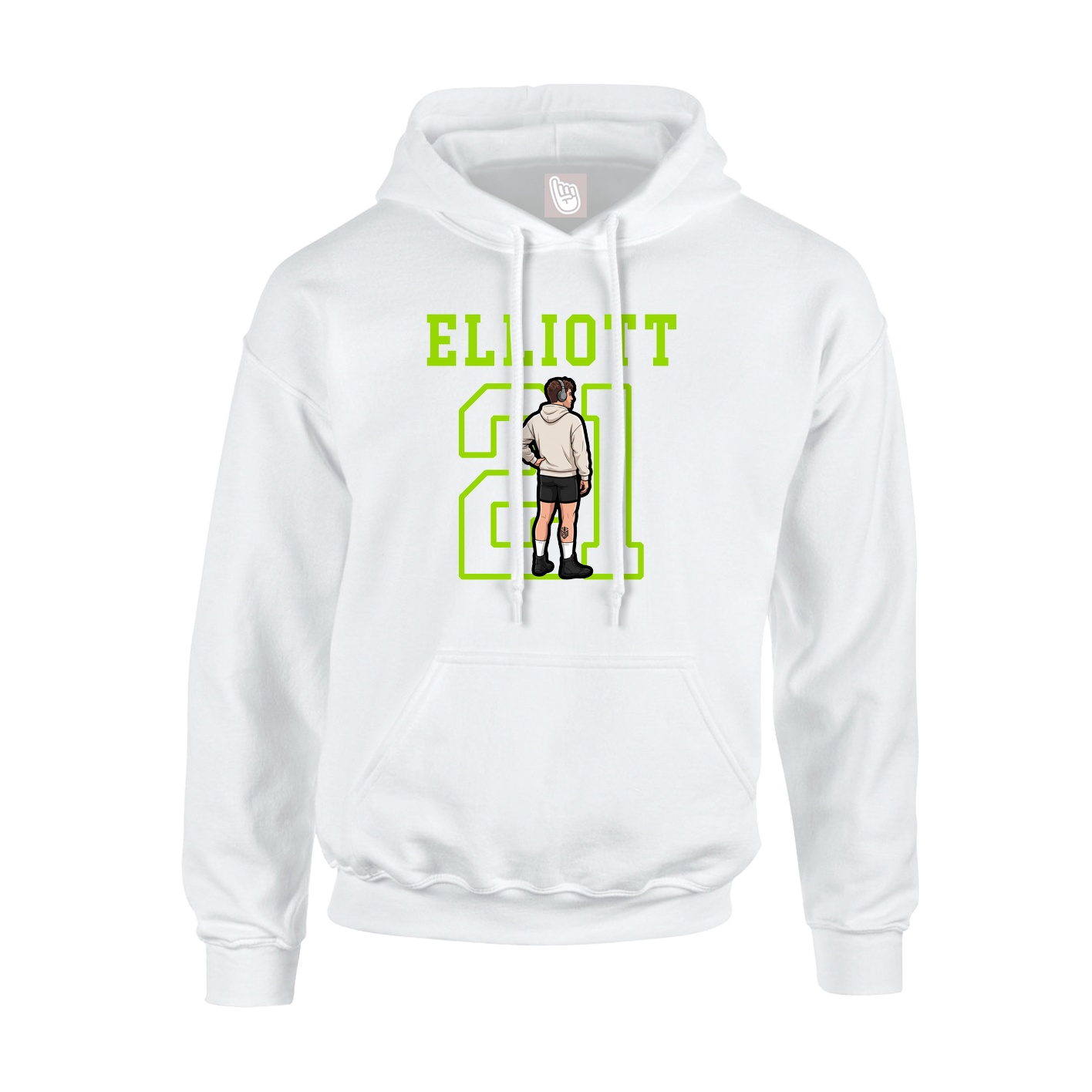 Youth Hoodie — Shirsey in White